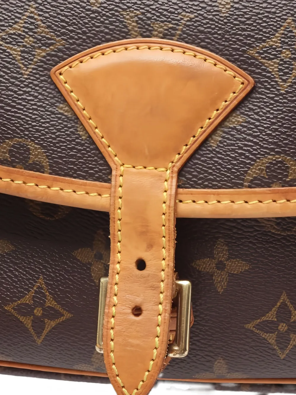 Pre-owned Louis Vuitton 2005 Sologne Monogram Shoulder Bag In Brown