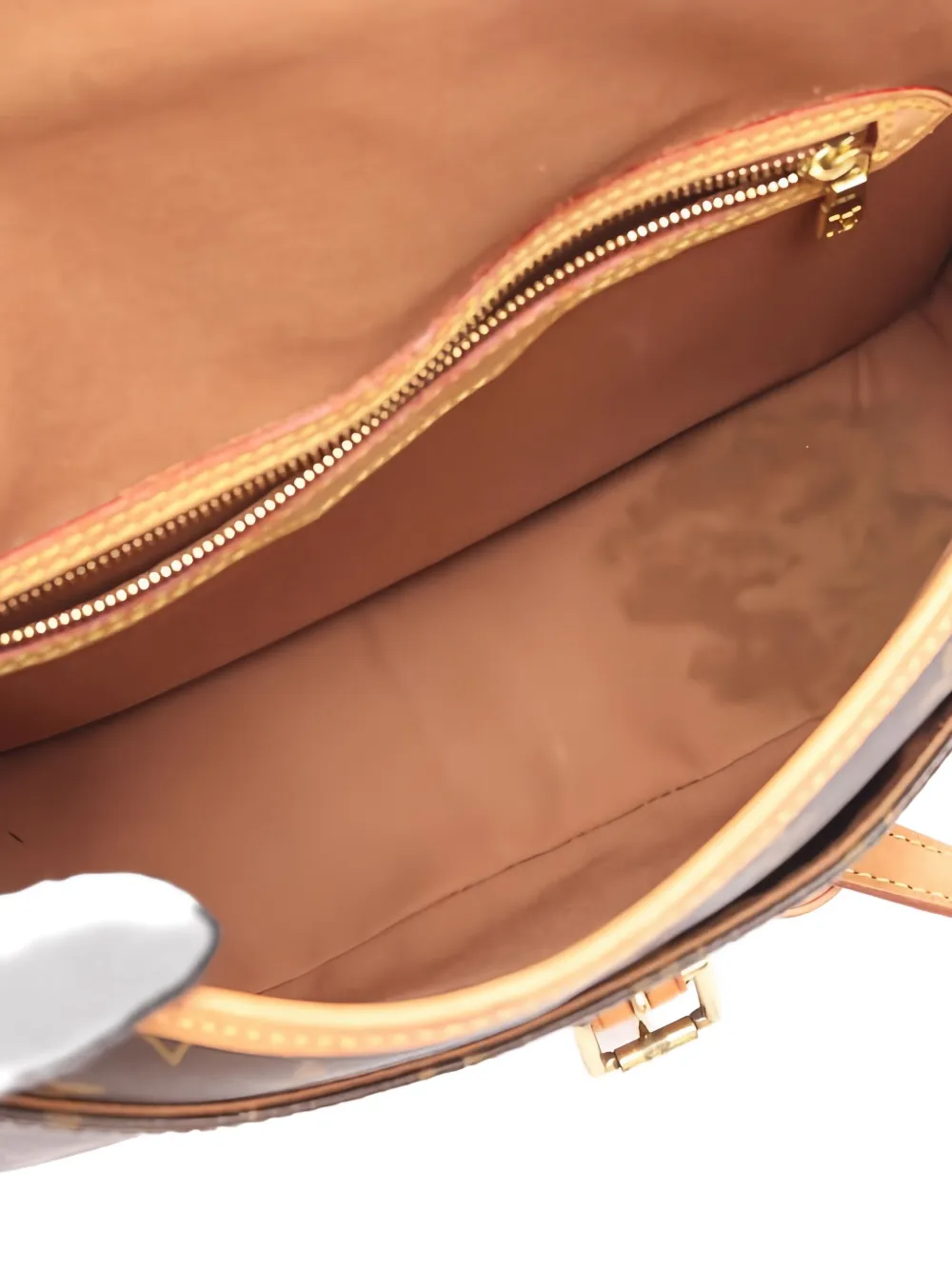 Pre-owned Louis Vuitton 2005 Sologne Monogram Shoulder Bag In Brown