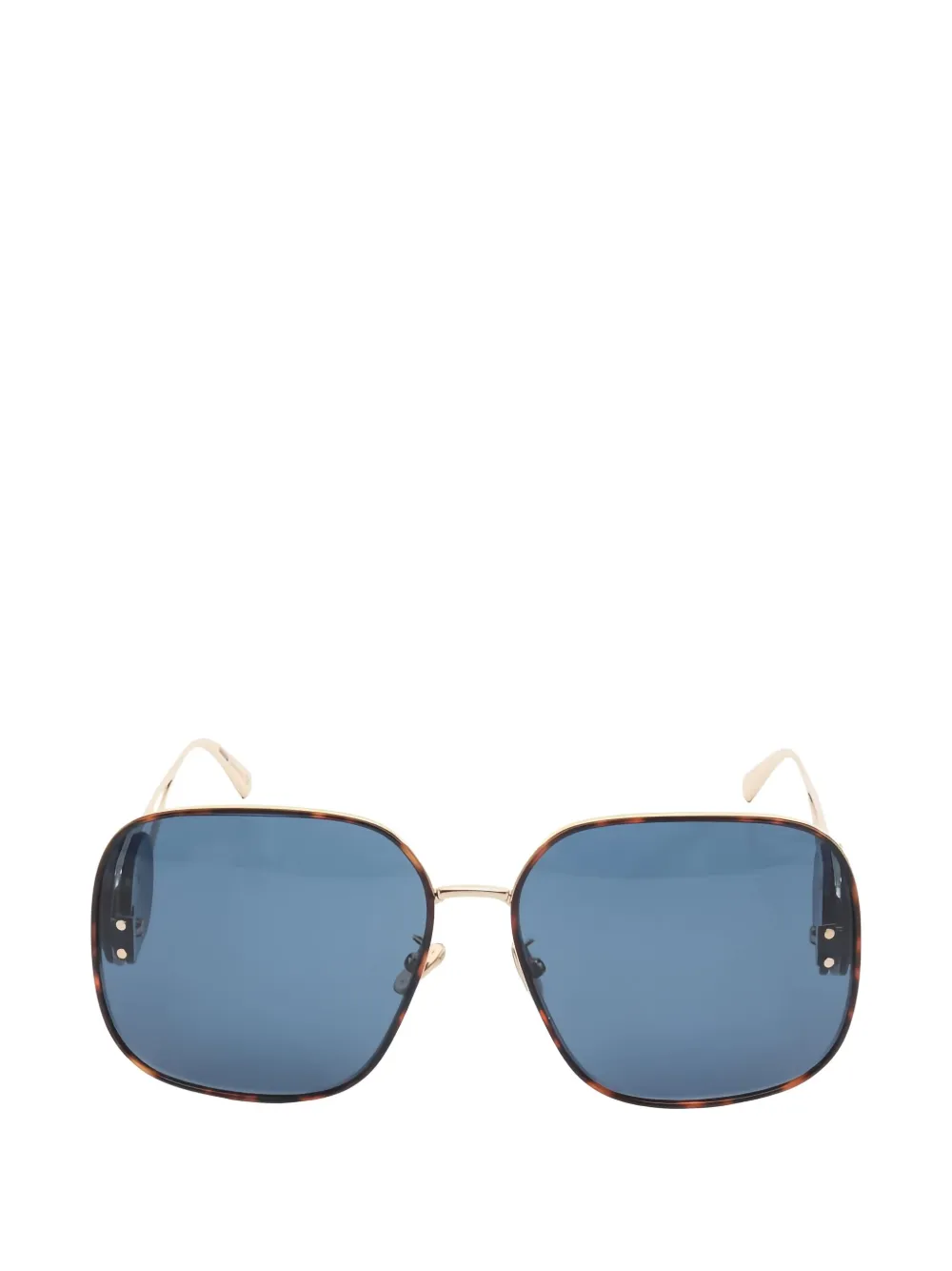 Pre-owned Dior 2020s Bobby S1u Logo Geometric Sunglasses In Blue