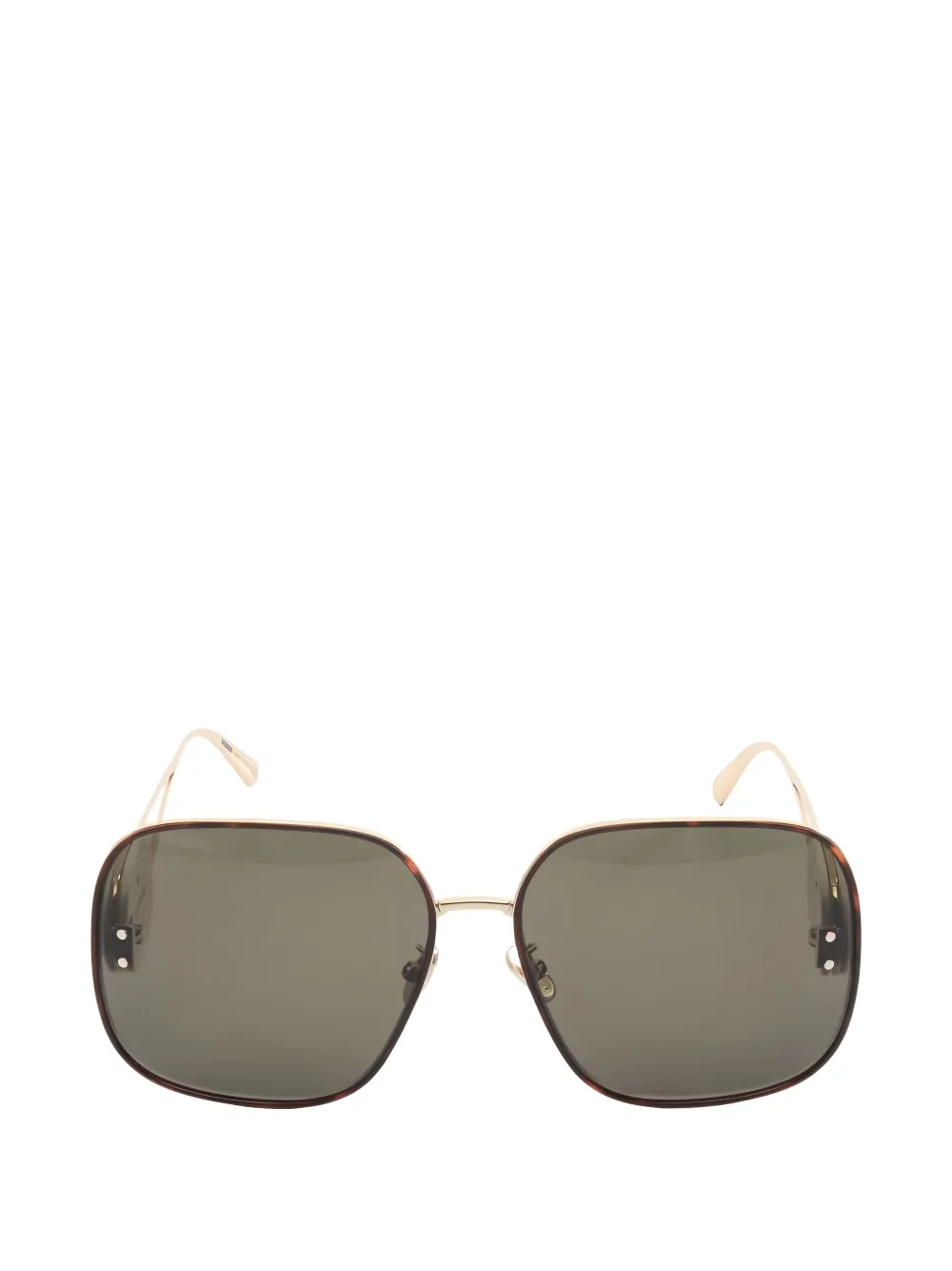 DIOR Pre-owned 2020s Boby S1u Geometric Sunglasses In Brown