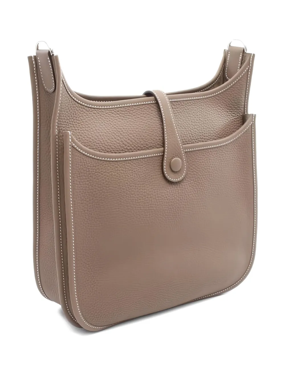 Pre-owned Hermes 2025 Evelyne Iii Pm Shoulder Bag In Neutral