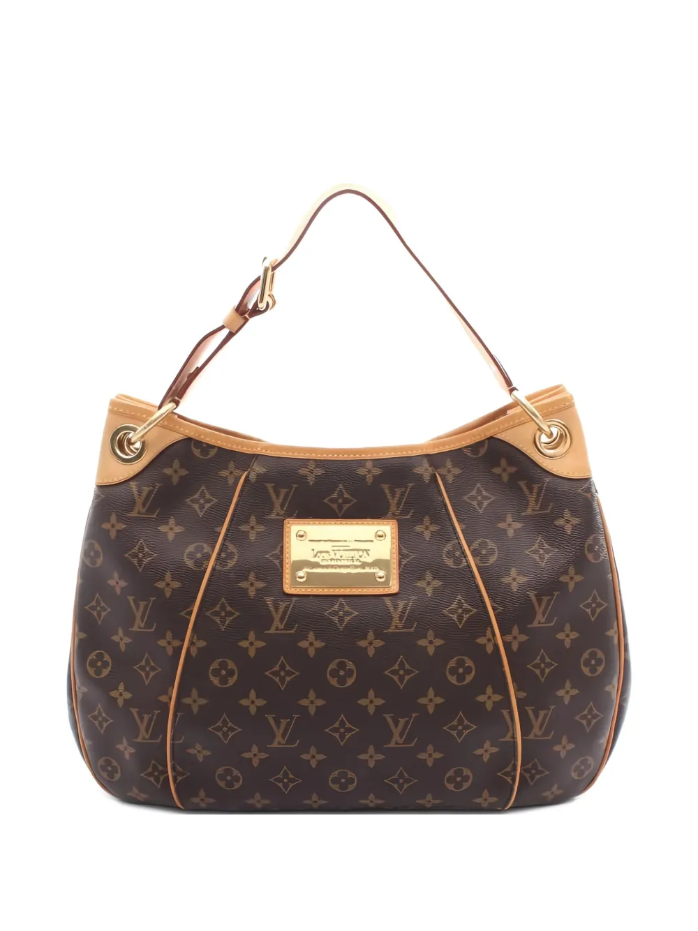 Pre-owned Louis Vuitton 2011 Galliera Pm Shoulder Bag In Brown