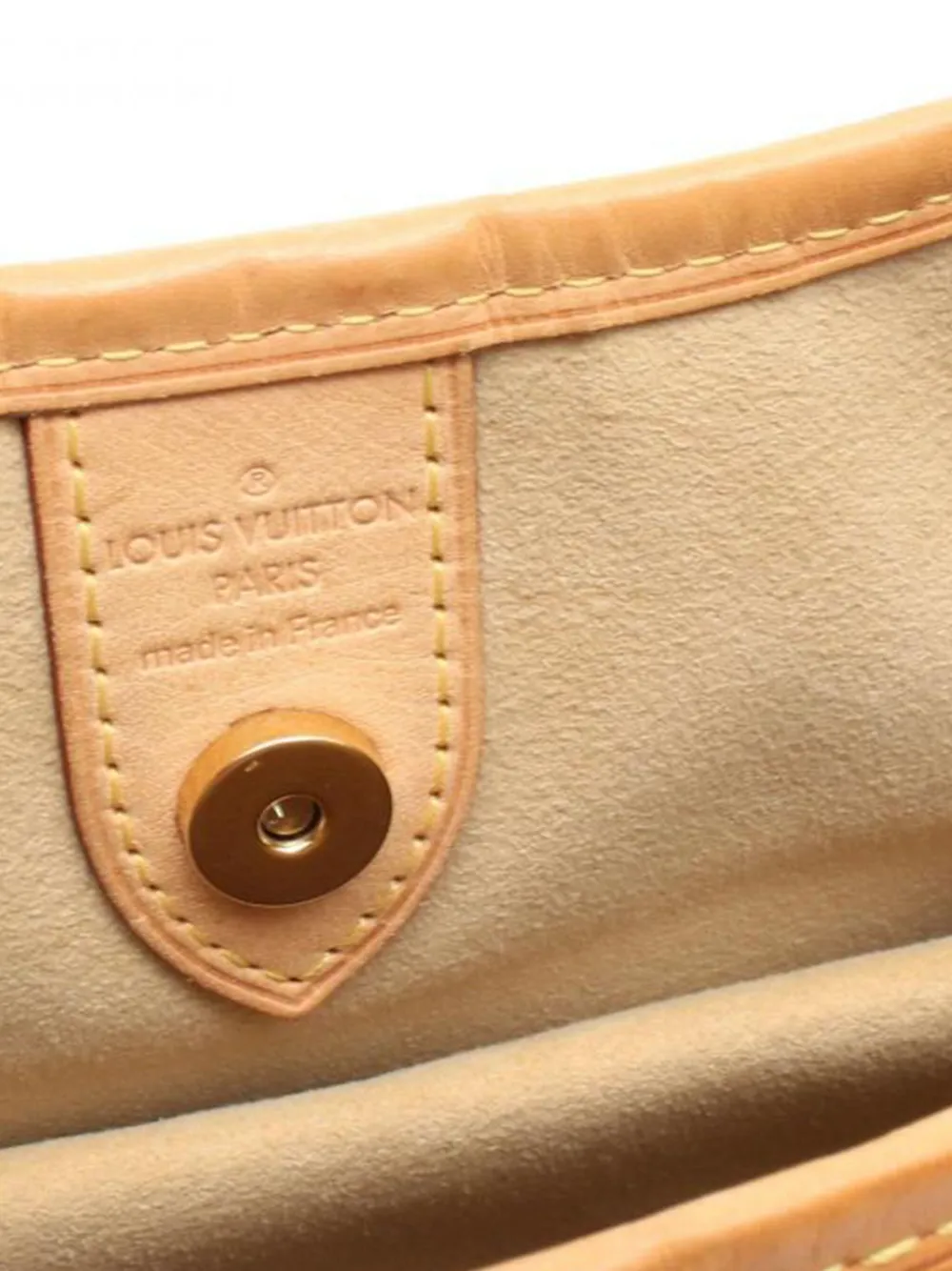 Pre-owned Louis Vuitton 2011 Galliera Pm Shoulder Bag In Brown