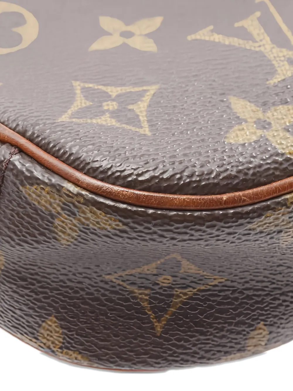 Pre-owned Louis Vuitton 2003 Pochette Ganju Monogram Cross Body Bag In Brown