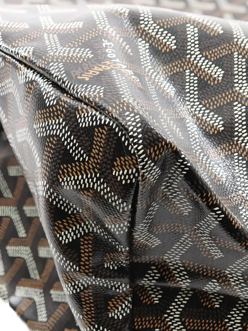 Pre-owned Goyard 2020s Saint Louis Pm Tote Bag In Brown