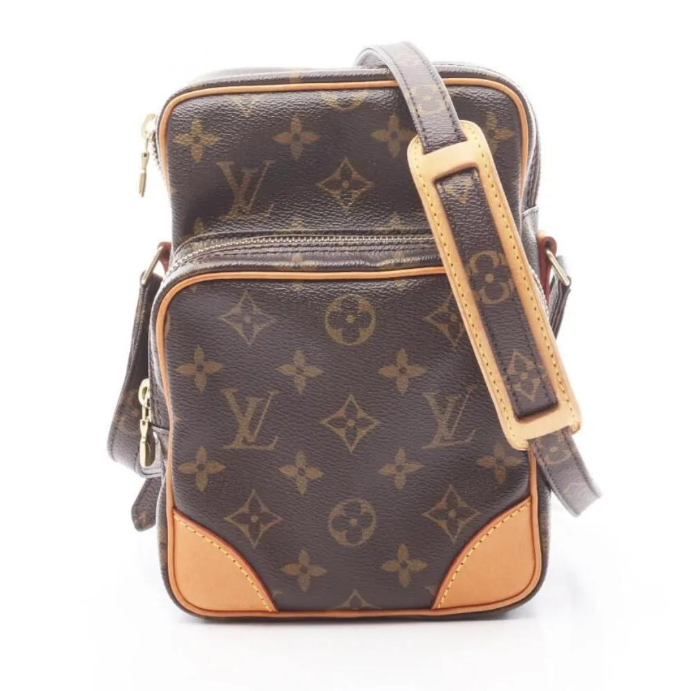Pre-owned Louis Vuitton 2004 Amazon Monogram Shoulder Bag In Brown