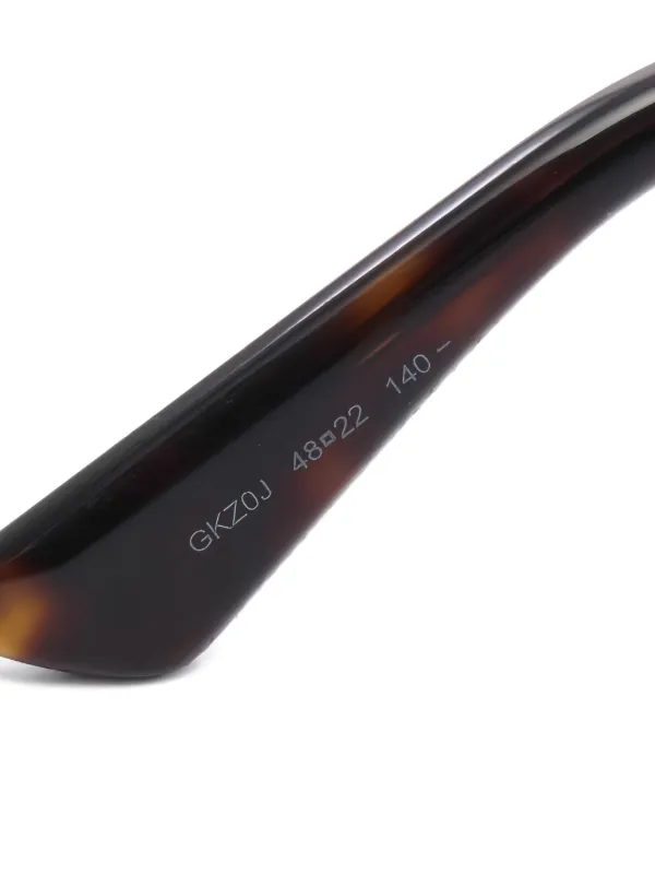 Christian Dior Pre-Owned 2020s SoReal ラウンドフレーム サングラス