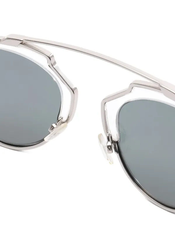 Christian Dior SoReal サングラス 美品 Christian Dior Pre-Owned 2020s SoReal ラウンドフレーム サングラス