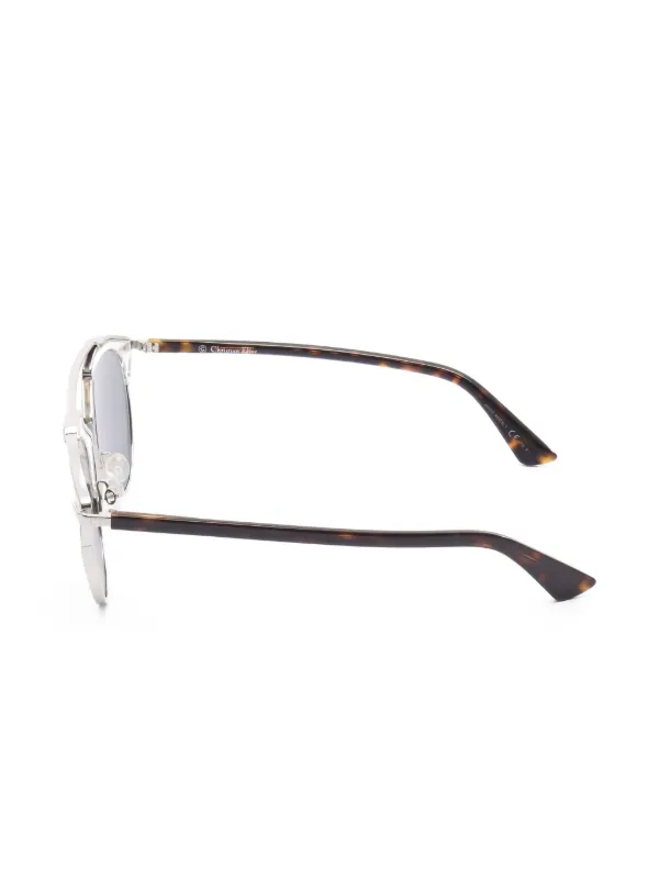 Christian Dior Pre-Owned 2020s SoReal ラウンドフレーム サングラス