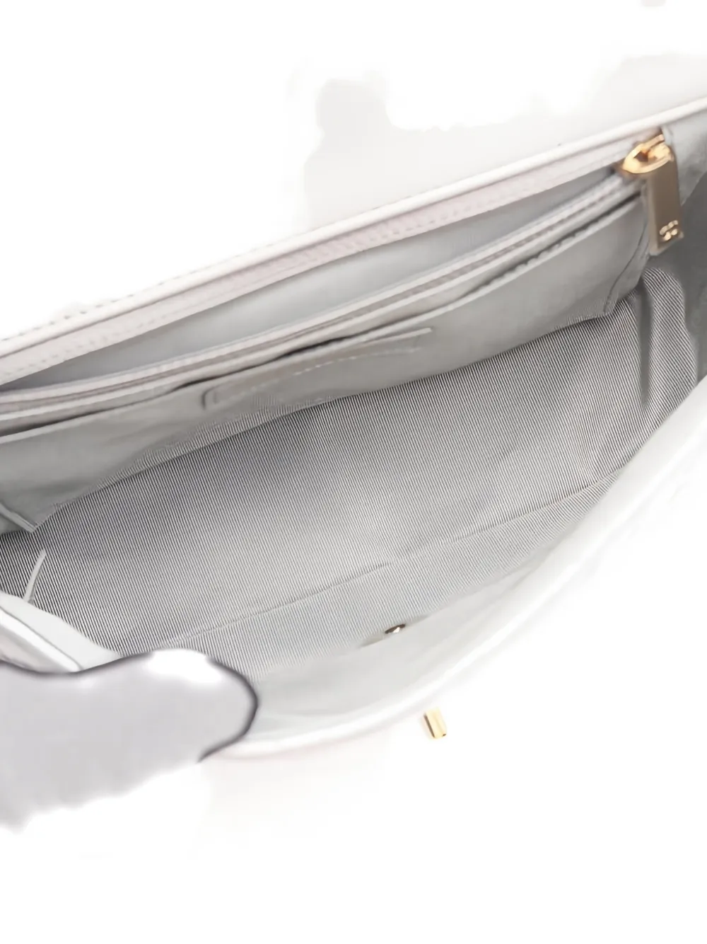 Pre-owned Chanel 2020-2021 Classic Flap Shoulder Bag In Gray