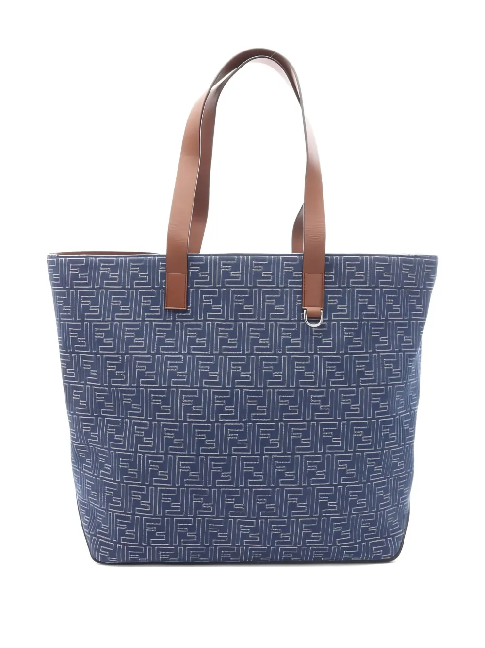 Fendi Pre-Owned 2020s medium FF Shopping tote bag | Blue | Image 1