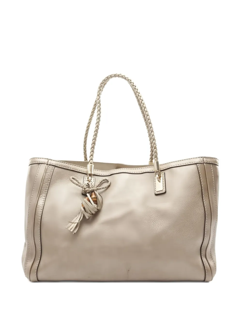 Gucci Pre-Owned 2000s Bella Bamboo handbag - Toni neutri