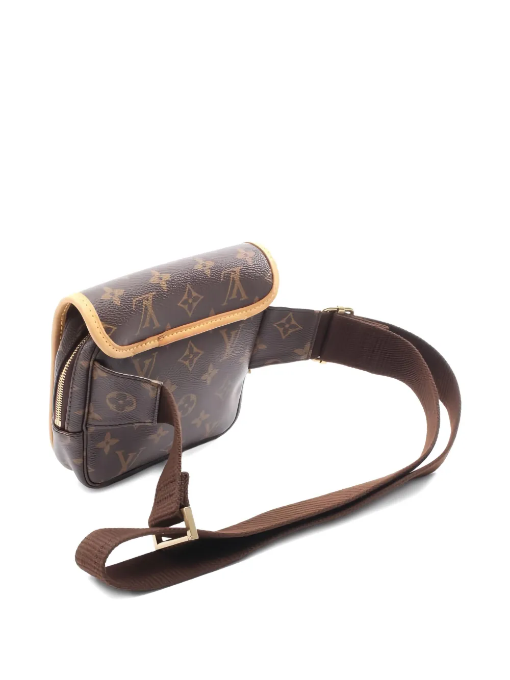 Pre-owned Louis Vuitton 2006 Bosphore Bum Monogram Cross Body Bag In Brown