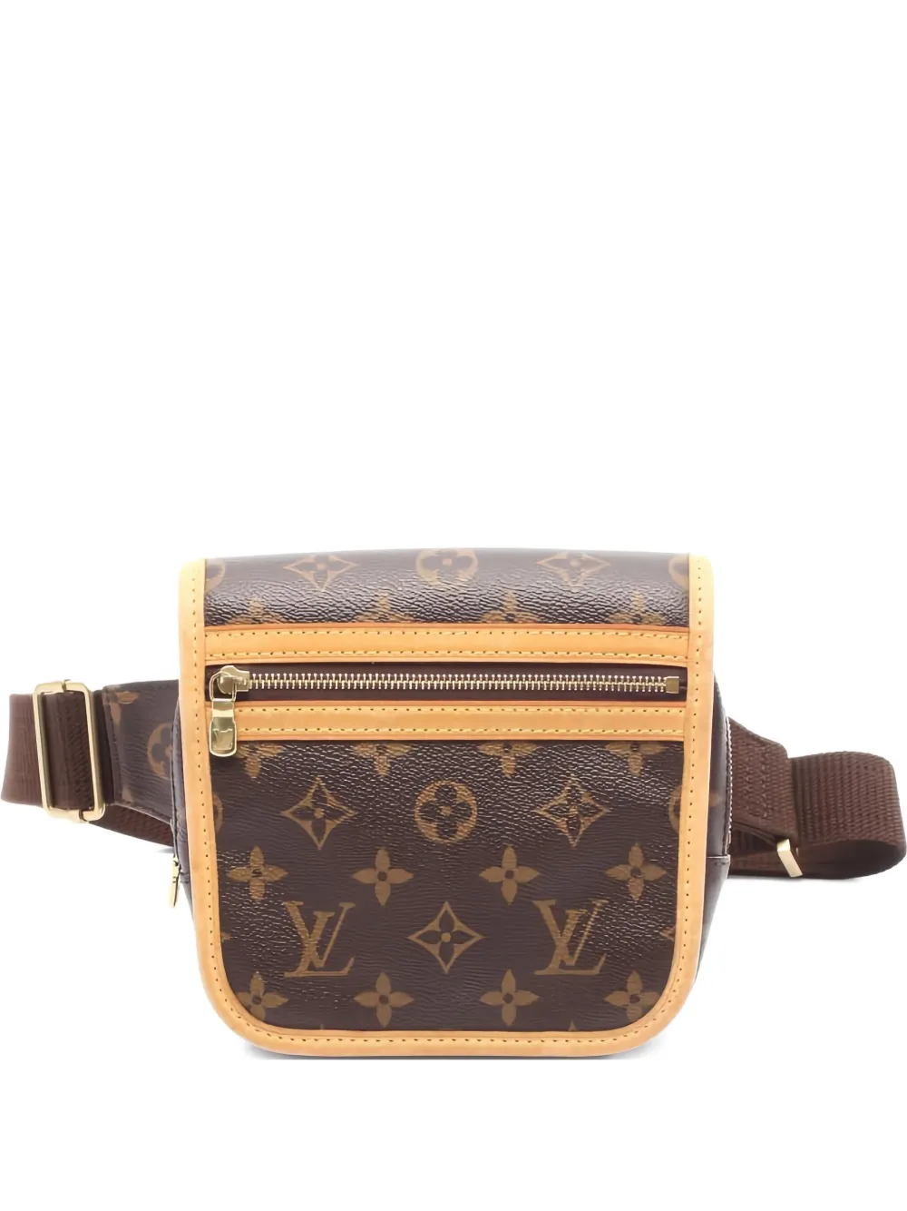 Pre-owned Louis Vuitton 2006 Bosphore Bum Monogram Cross Body Bag In Brown