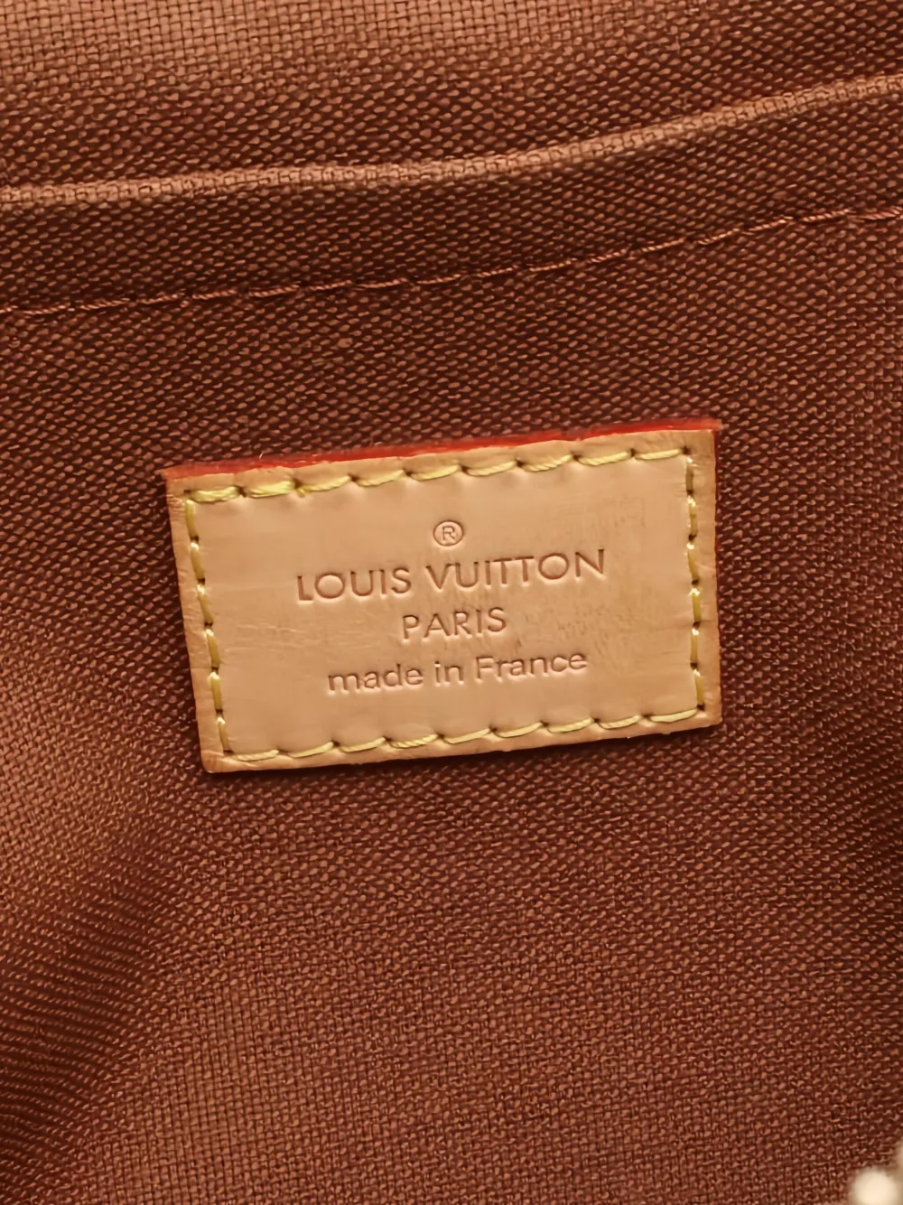 Pre-owned Louis Vuitton 2006 Bosphore Bum Monogram Cross Body Bag In Brown