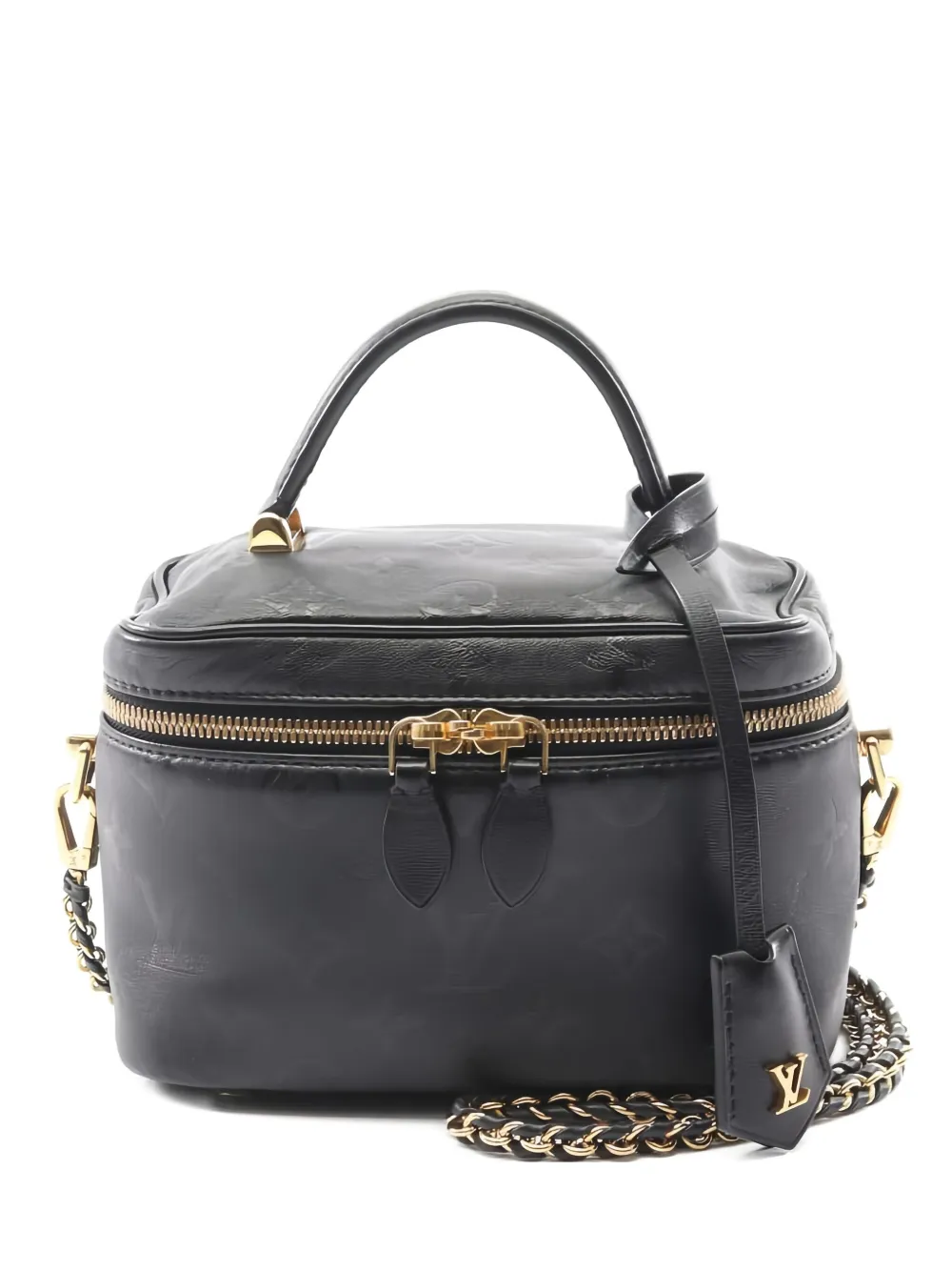 Louis Vuitton Pre-Owned 2020s モノグラム バニティバッグ - ブラック Louis Vuitton Pre-Owned 2020s モノグラム バニティバッグ - ブラック