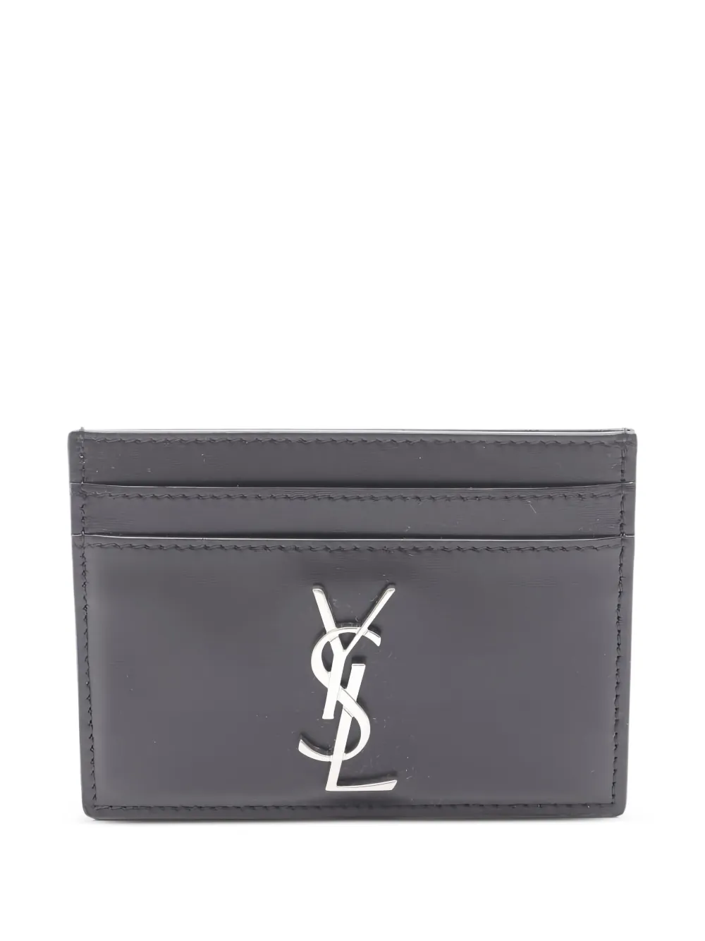Saint Laurent Pre-Owned Cassandra logo card case | Black | Image 1