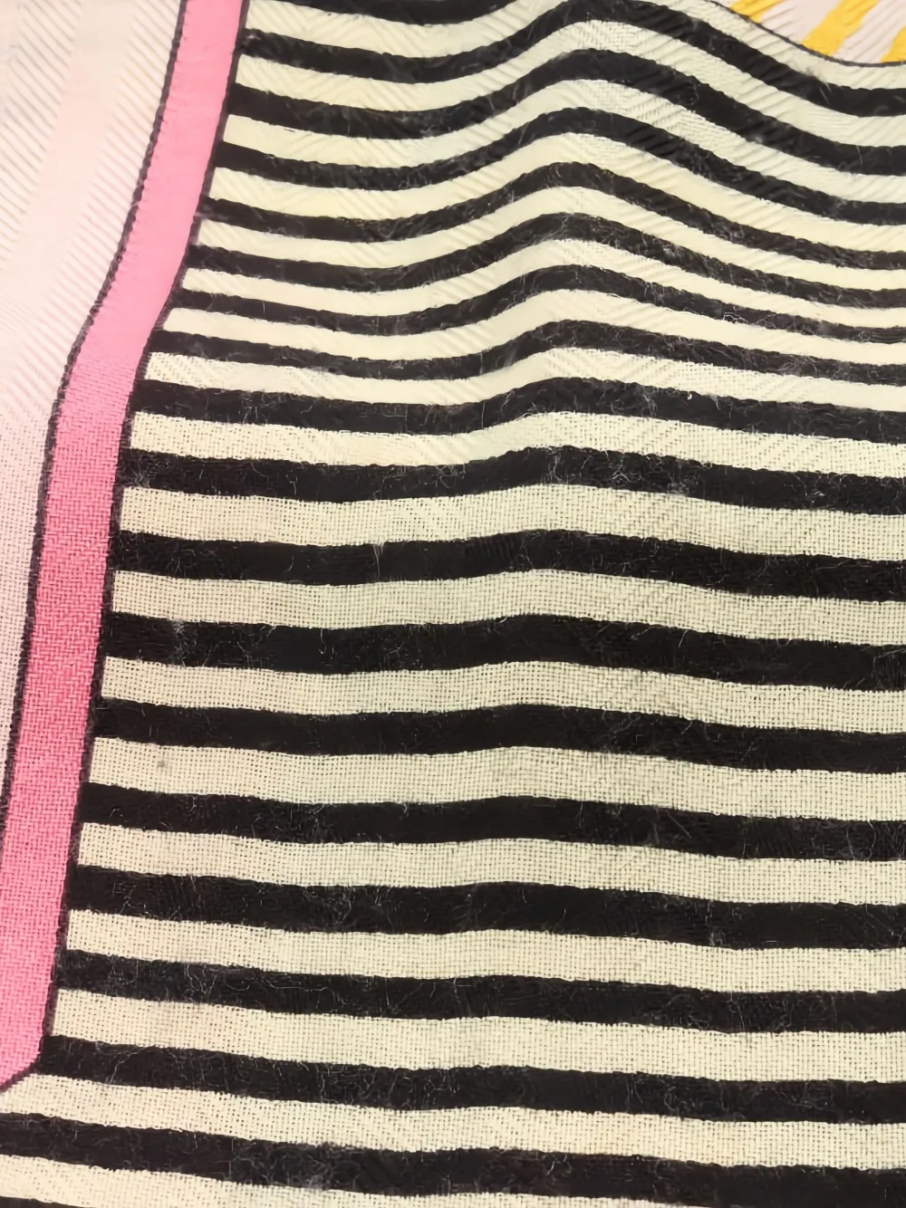 Pre-owned Hermes 2010s Grand Theatre Nouveau Printed Scarf In Neutral