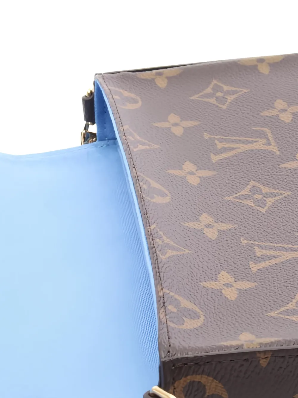 Pre-owned Louis Vuitton 2010s Félicie Monogram Clutch Bag In Brown
