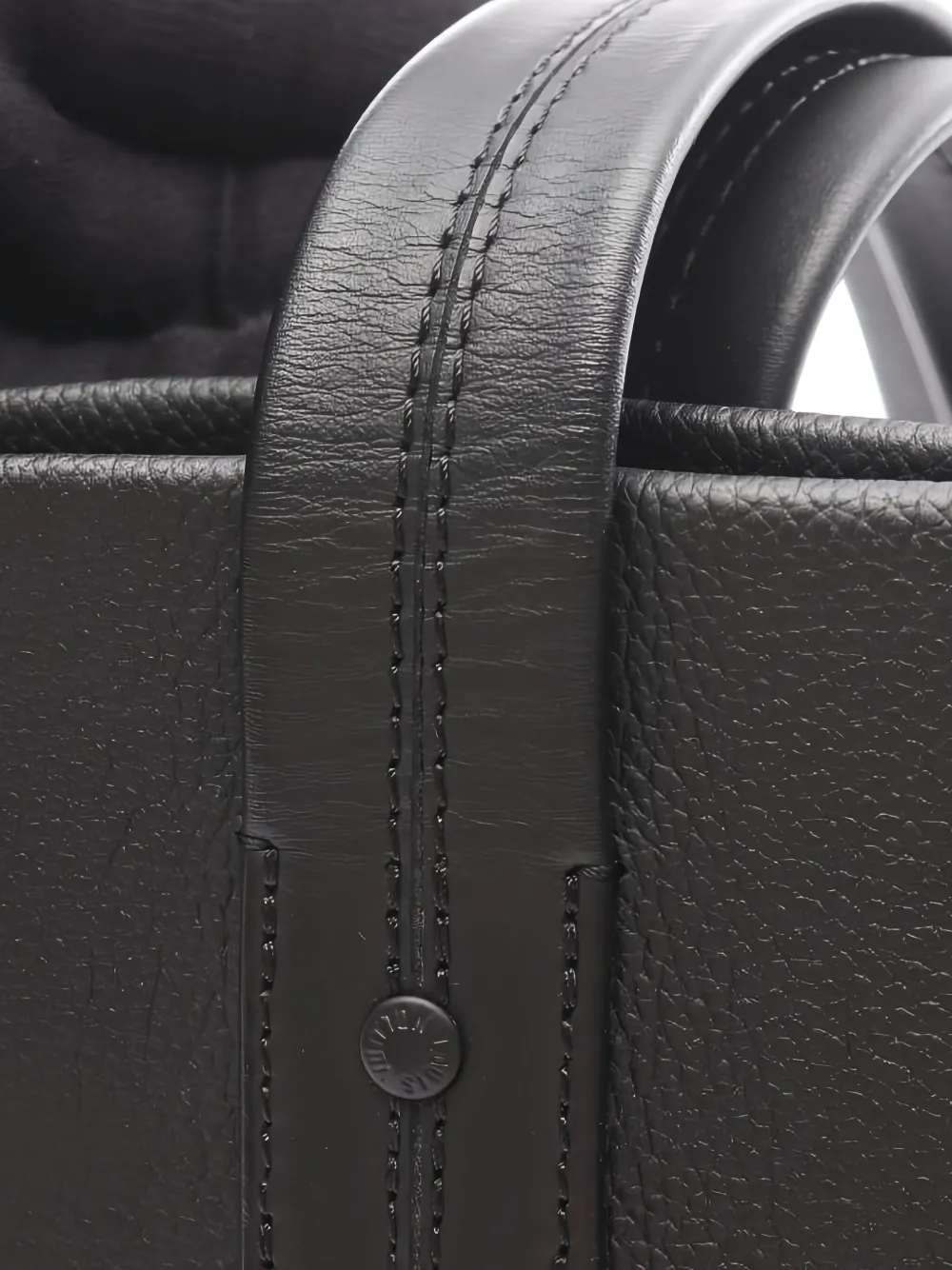 Pre-owned Louis Vuitton 2021s Aerogram Takeoff Leather Tote Bag In Black