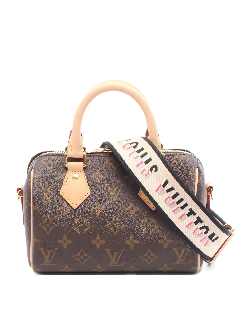 Louis Vuitton Pre-Owned 2021 スピーディ バンドリエール モノグラム 20 ハンドバッグ - ブラウン Louis Vuitton Pre-Owned 2021 スピーディ バンドリエール モノグラム 20 ハンドバッグ - ブラウン