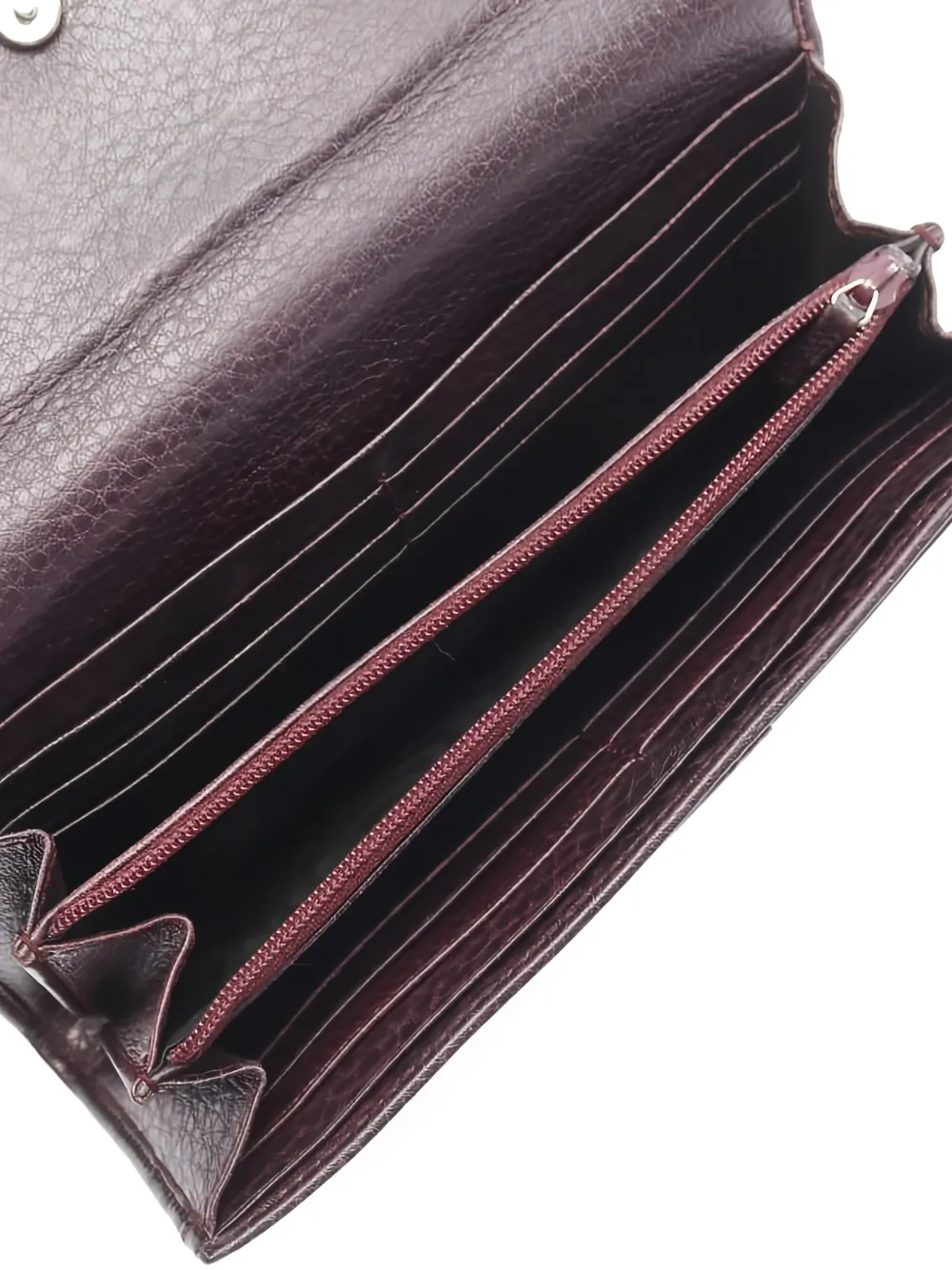 Pre-owned Gucci 2000s Leather Wallet In Brown