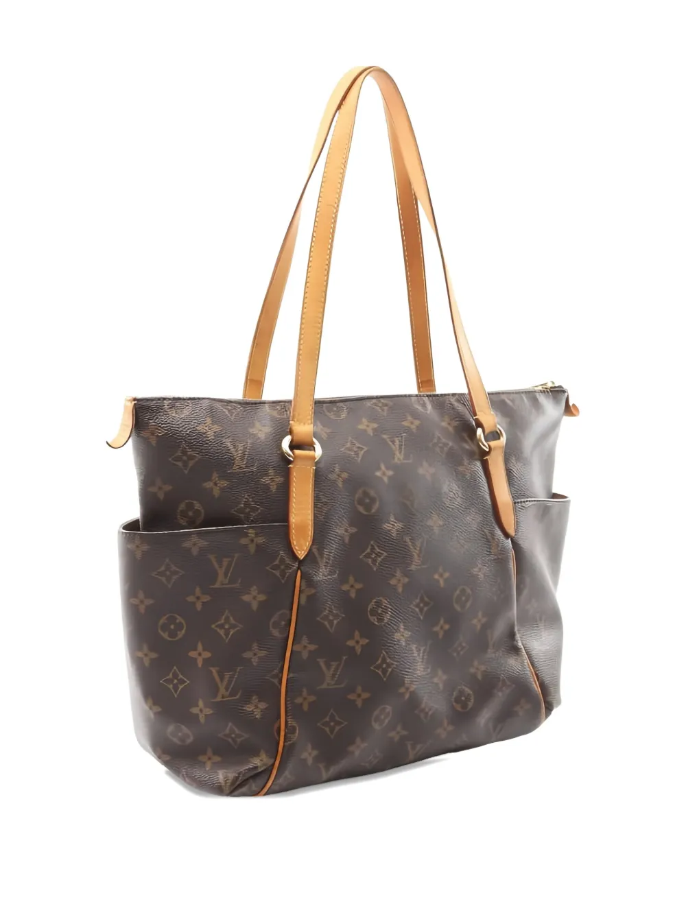 Pre-owned Louis Vuitton 2011 Totally Mm Monogram Shoulder Bag In Brown