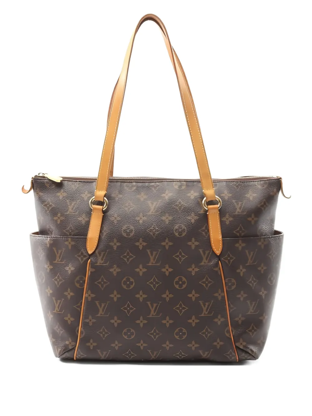 Pre-owned Louis Vuitton 2011 Totally Mm Monogram Shoulder Bag In Brown