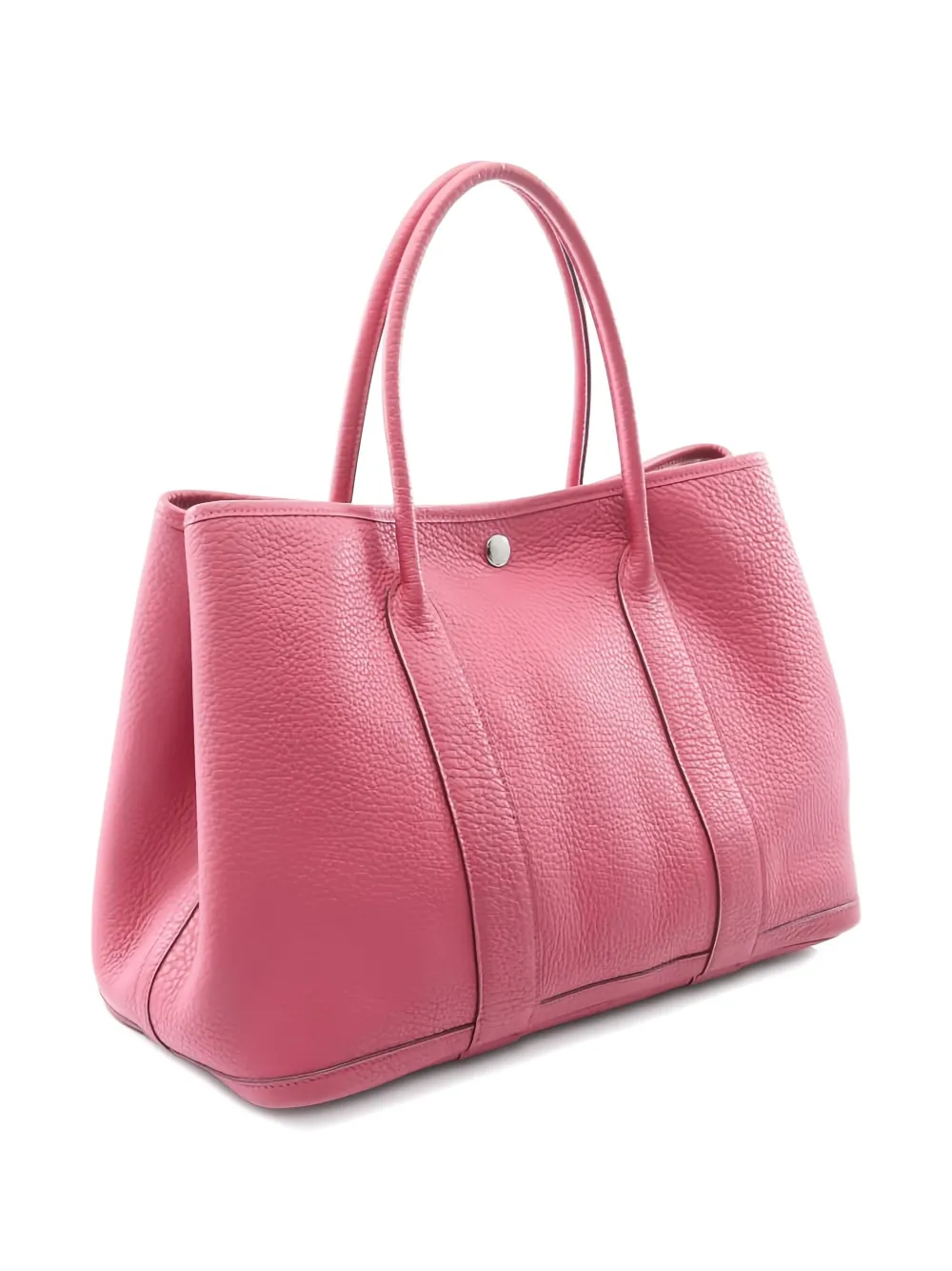 Pre-owned Hermes 2012 Garden Party 36 Pm Leather Tote Bag In Pink