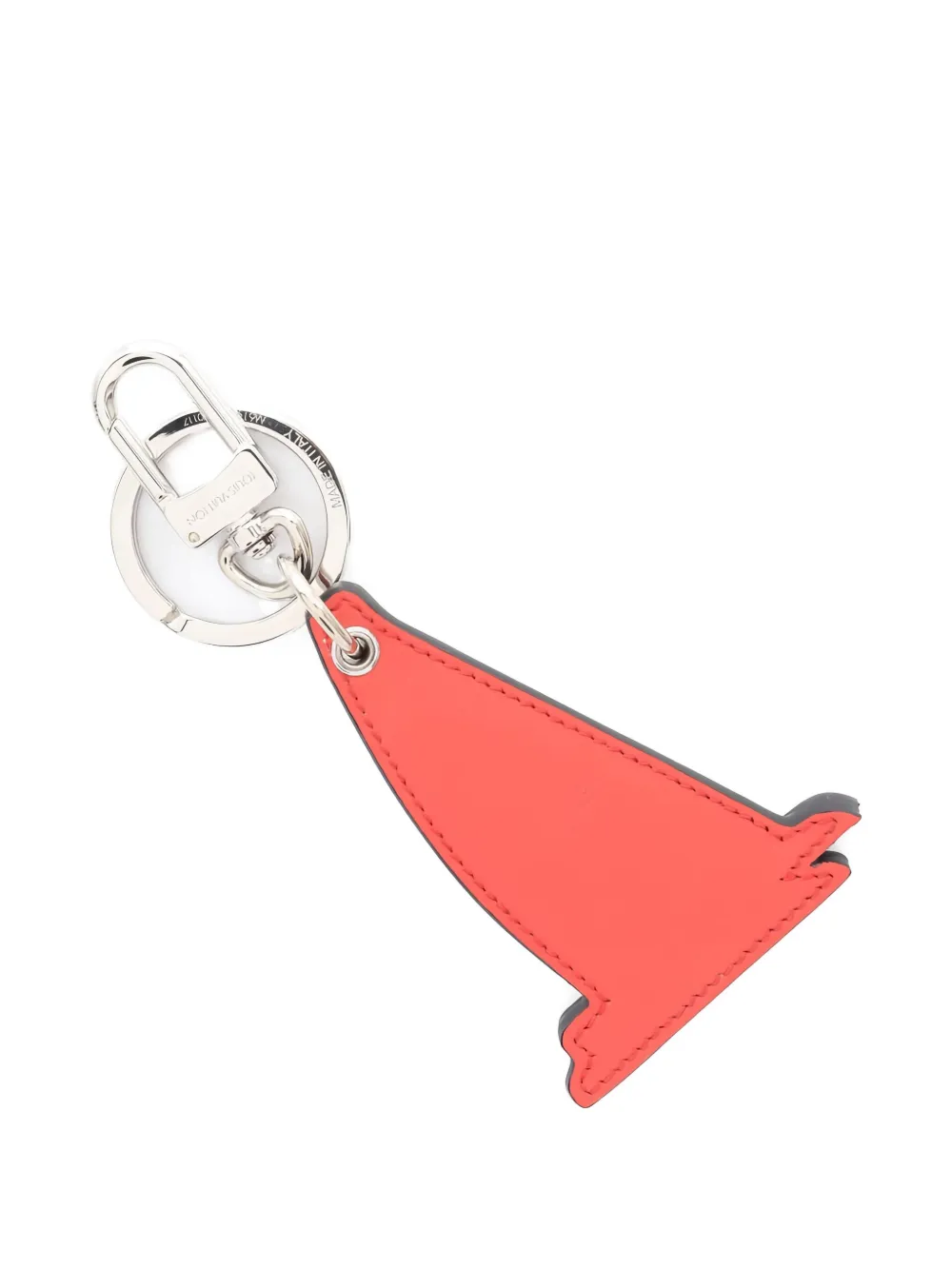 Pre-owned Louis Vuitton 2017 America's Cup Keyring In White
