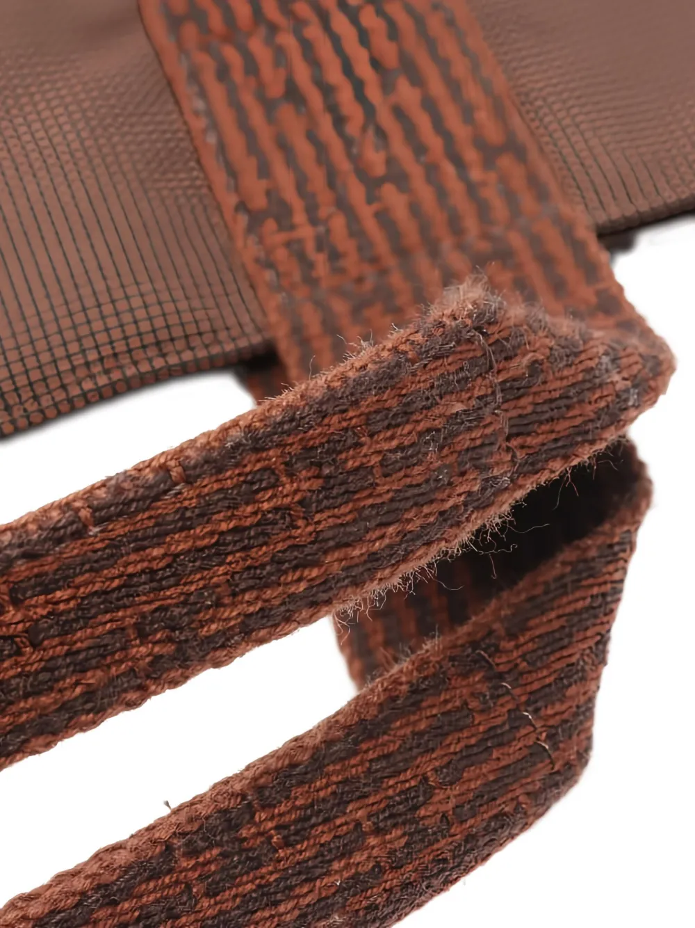 Pre-owned Hermes 2010s Her Line Kabas Tote Bag In Brown