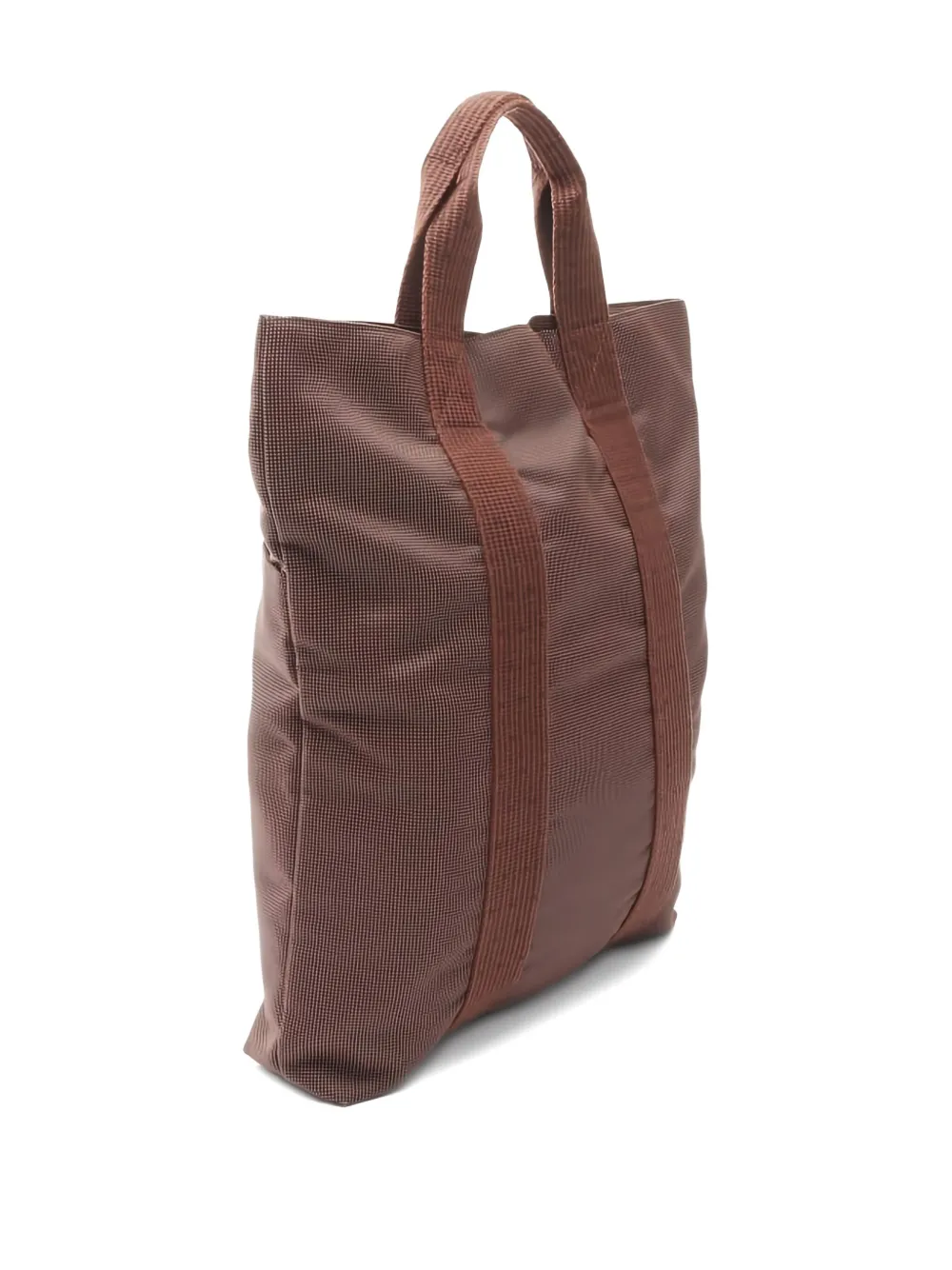 Pre-owned Hermes 2010s Her Line Kabas Tote Bag In Brown