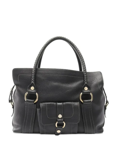 Celine Pre-Owned 2000s leather braided tote bag