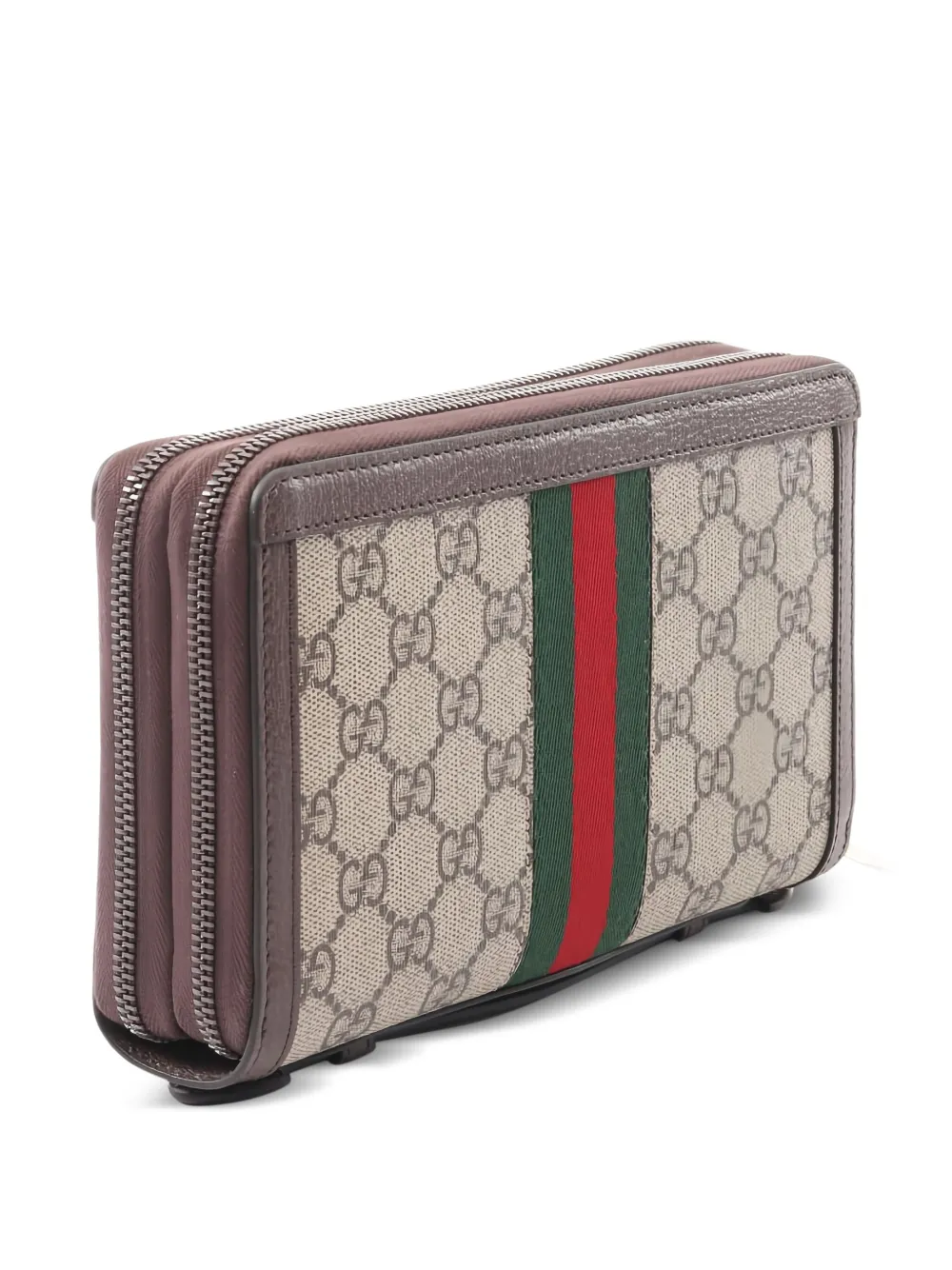 Gucci Pre-Owned 2020s Ophidia GG Supreme zip wallet | Image 2