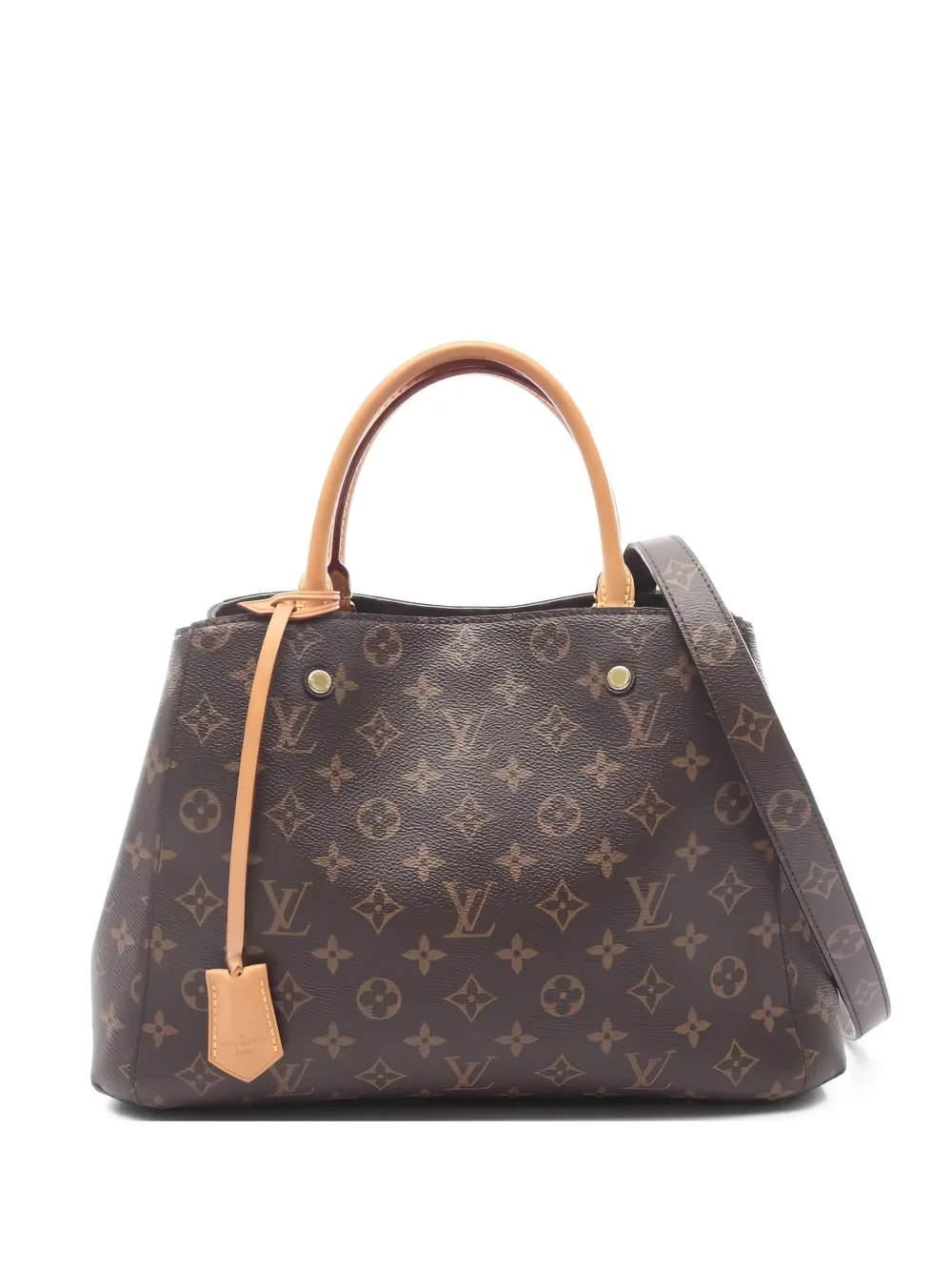 Louis Vuitton Pre-Owned 2016 Montaigne MM monogram handbag - Marrone