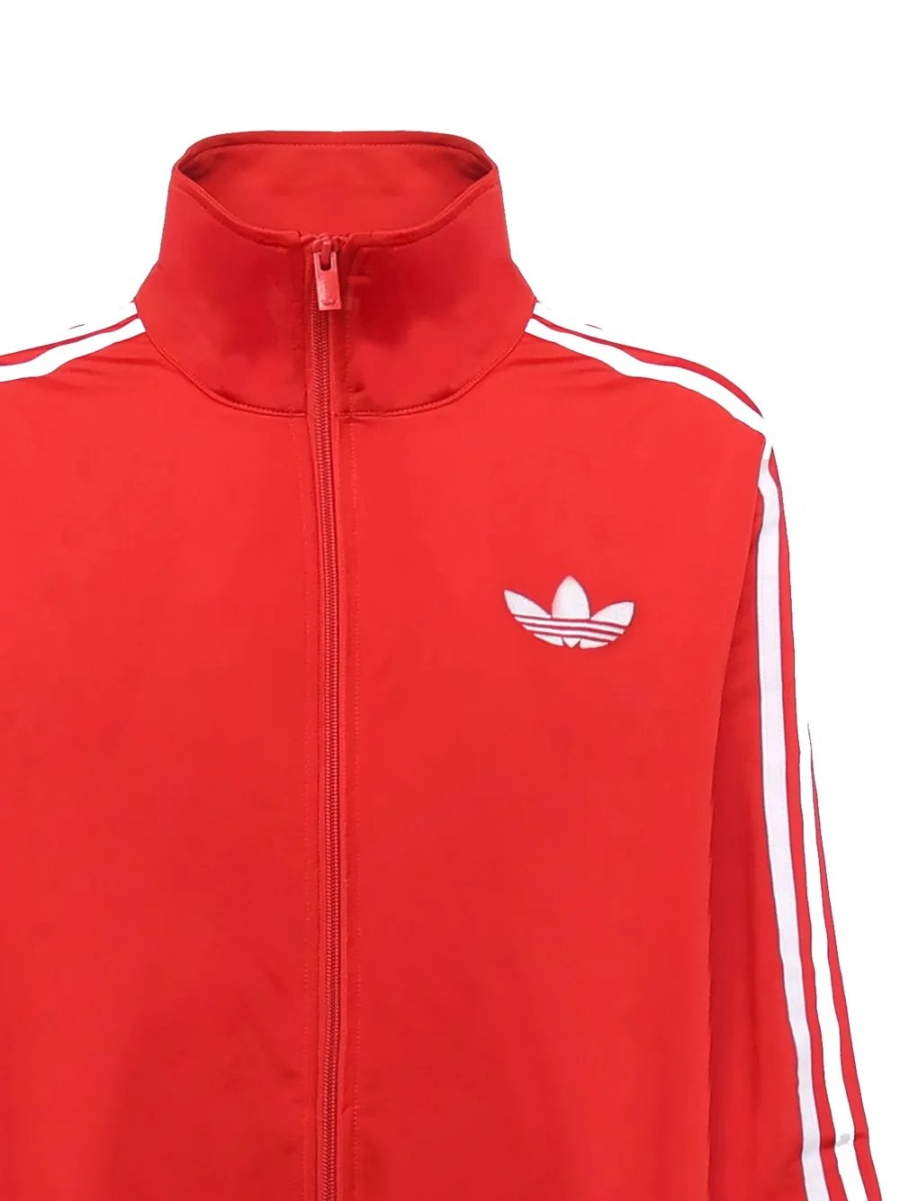 Adidas Originals Zip-pockets Long-sleeve Sweatshirt In Red