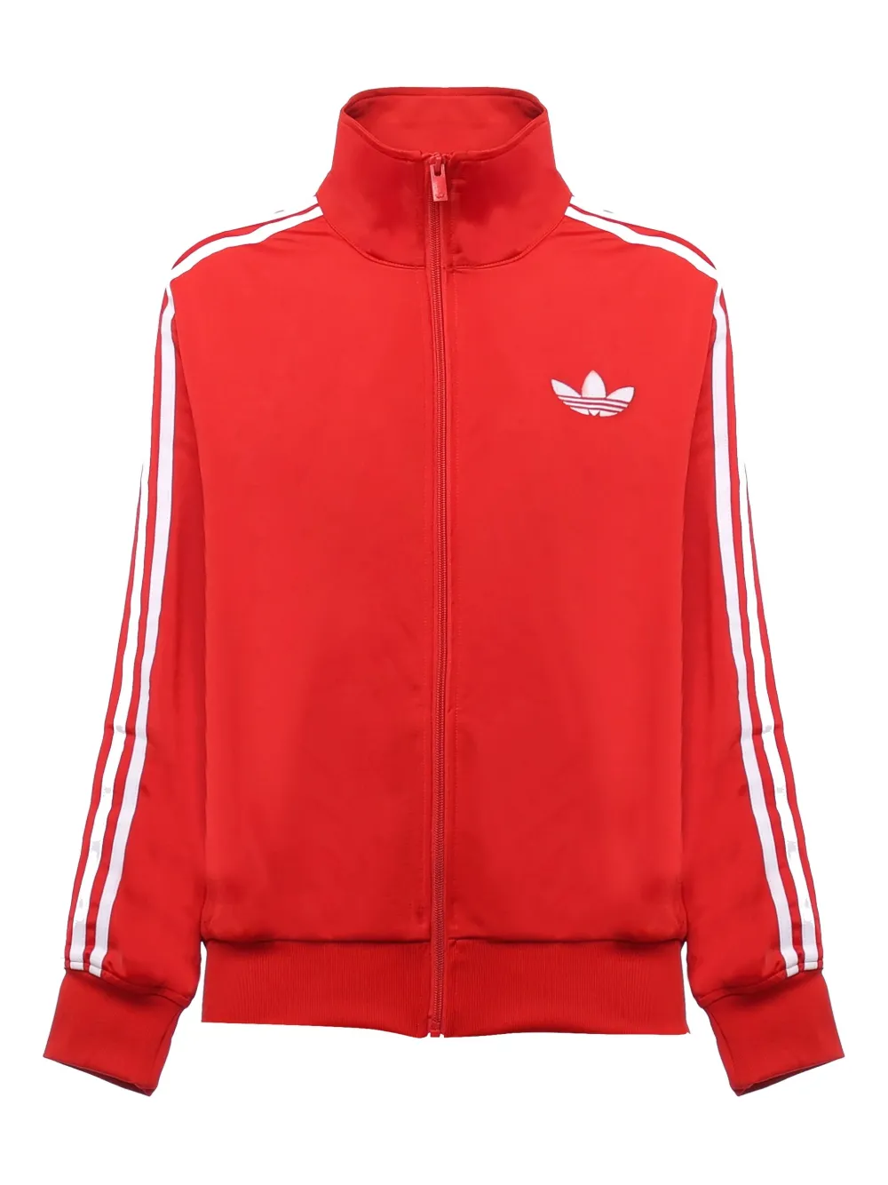 Adidas Originals Zip-pockets Long-sleeve Sweatshirt In Red