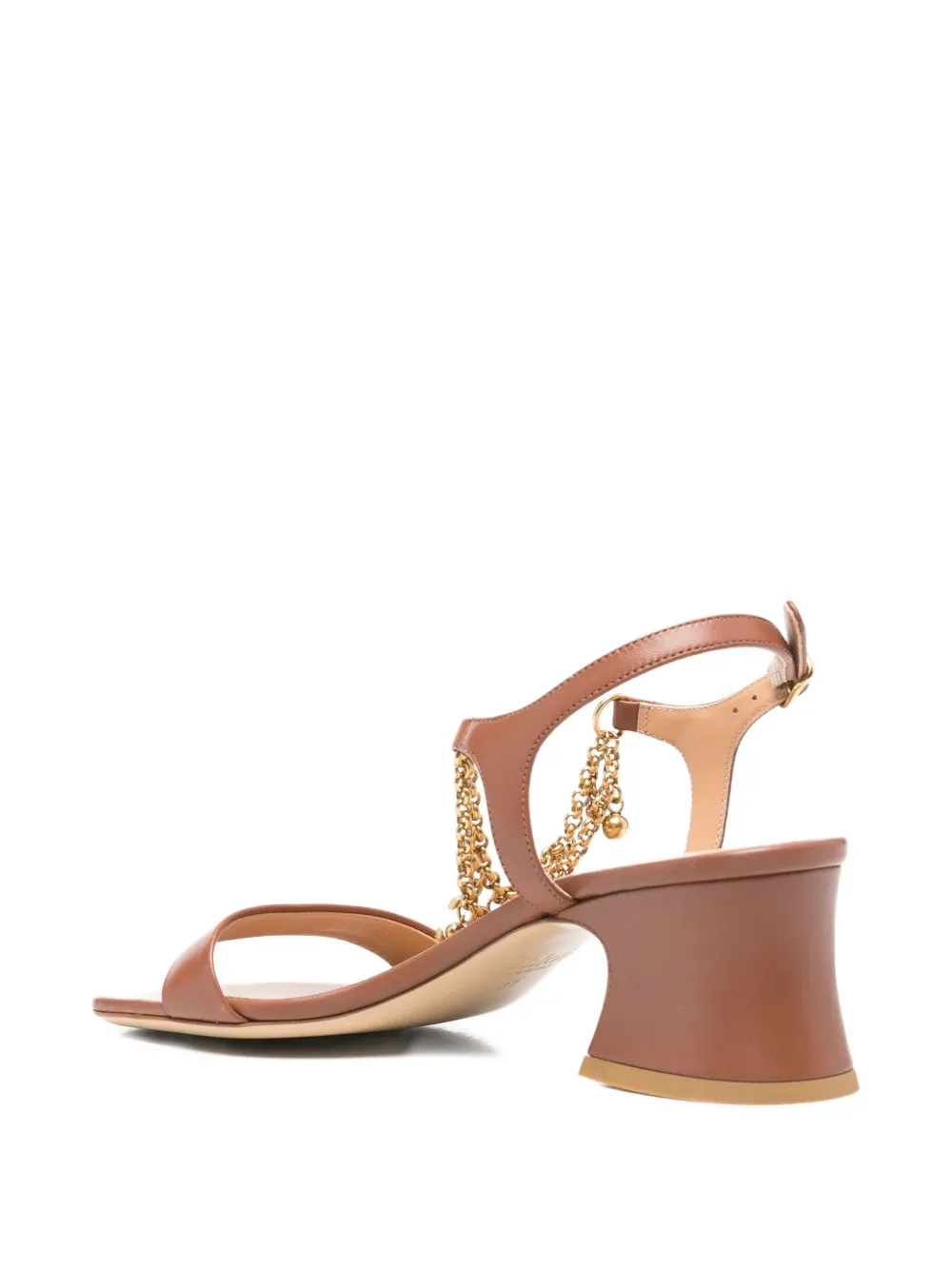 Chloé 50 mm Charms sandalen Bruin