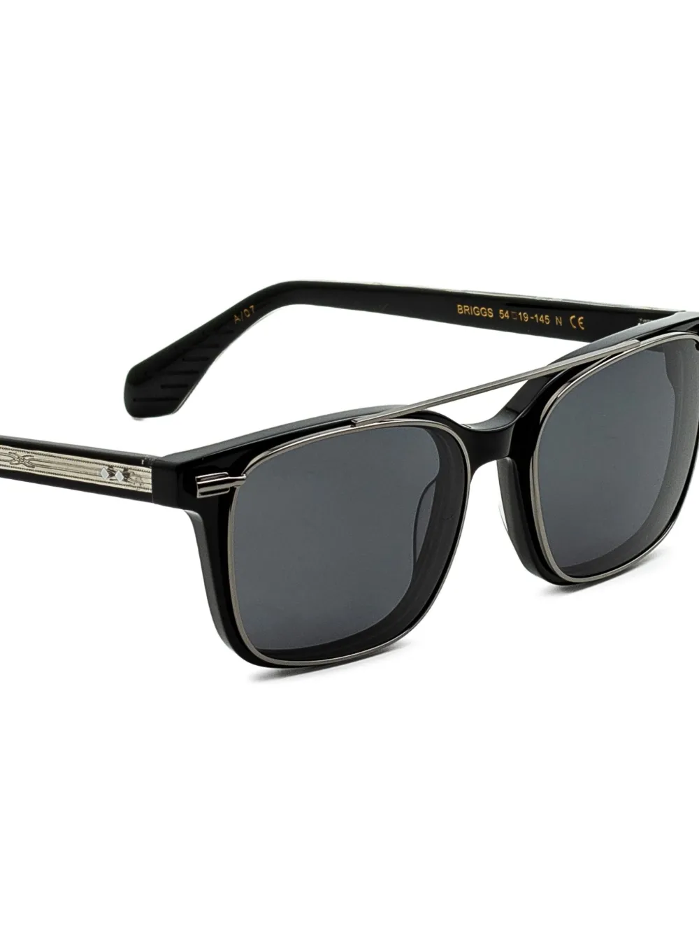 Epos Briggs zonnebril met vierkant montuur Zwart