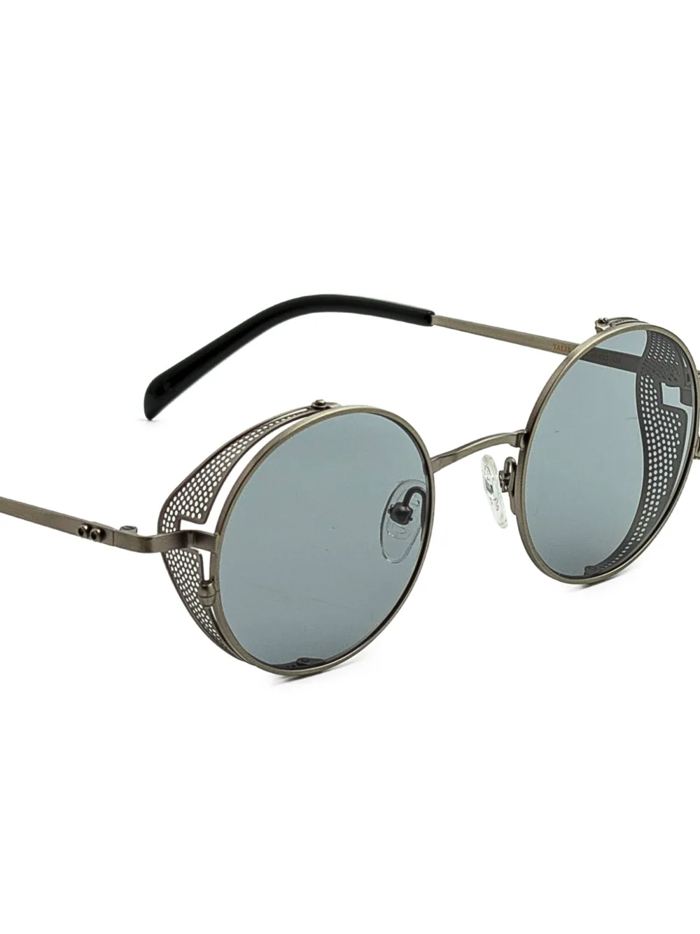 Epos Talib zonnebril met rond metalen montuur Zilver