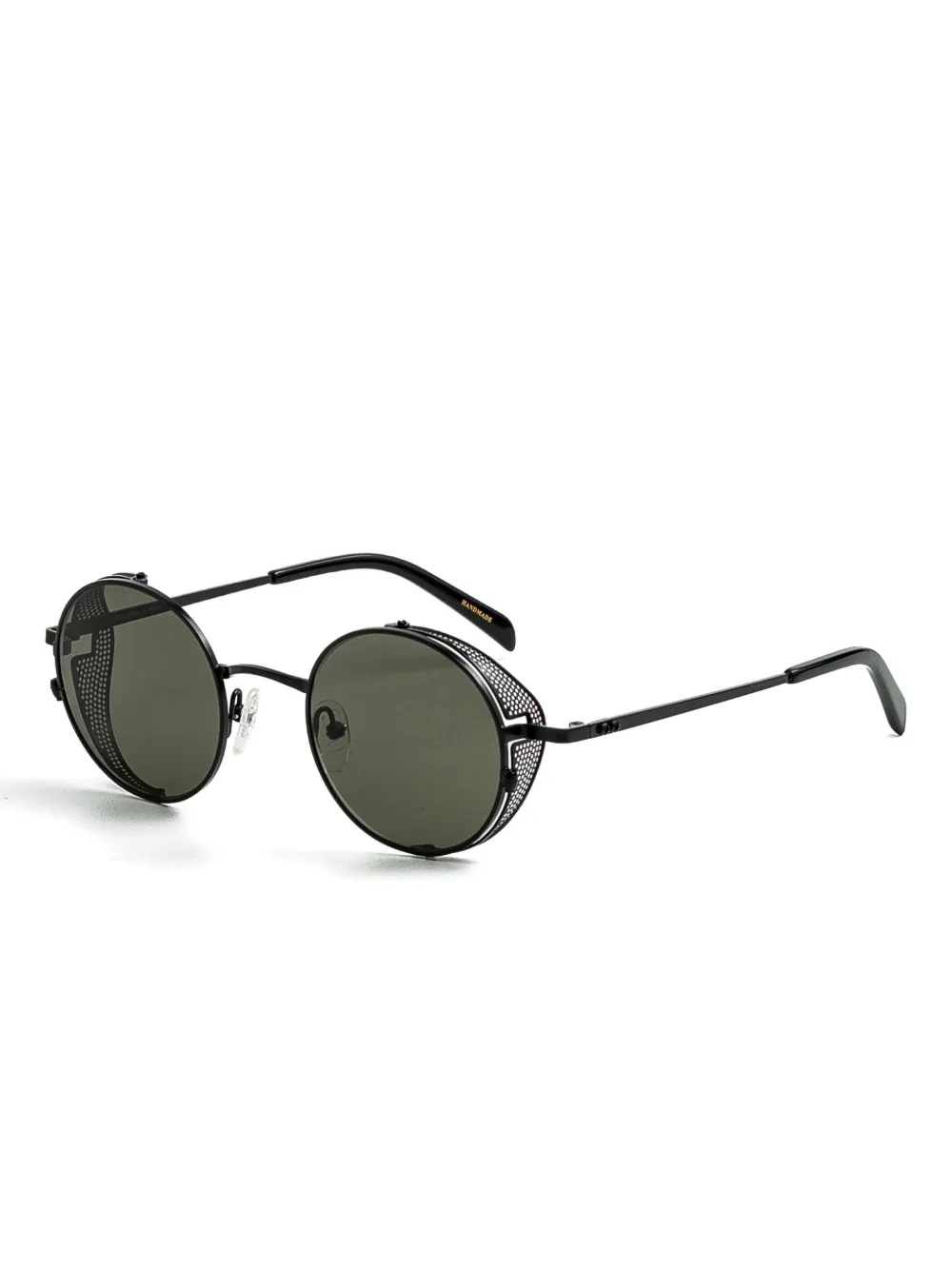 Epos Talib round-frame metal sunglasses - Zwart