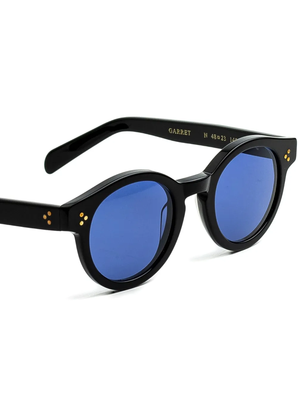 Epos Garret zonnebril met rond montuur Zwart