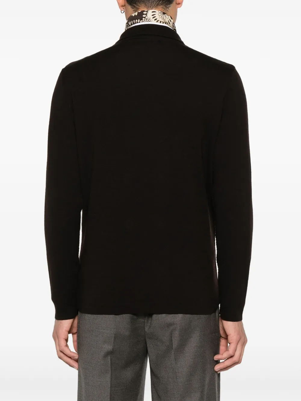 LUIGI GENTILE Blazer met dubbele rij knopen Bruin