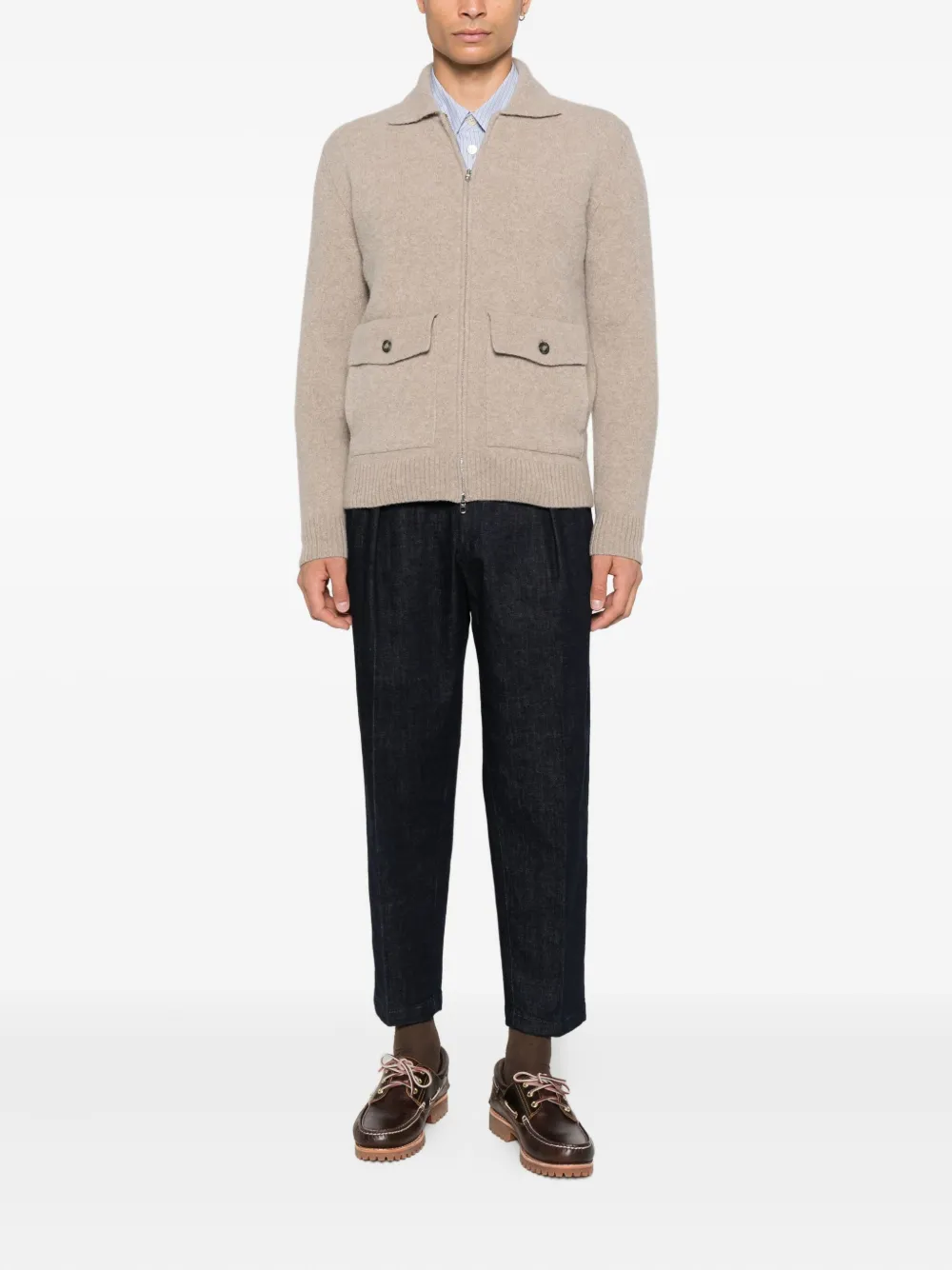 LUIGI GENTILE cárdigan con cierre | Cárdigans | Image 2