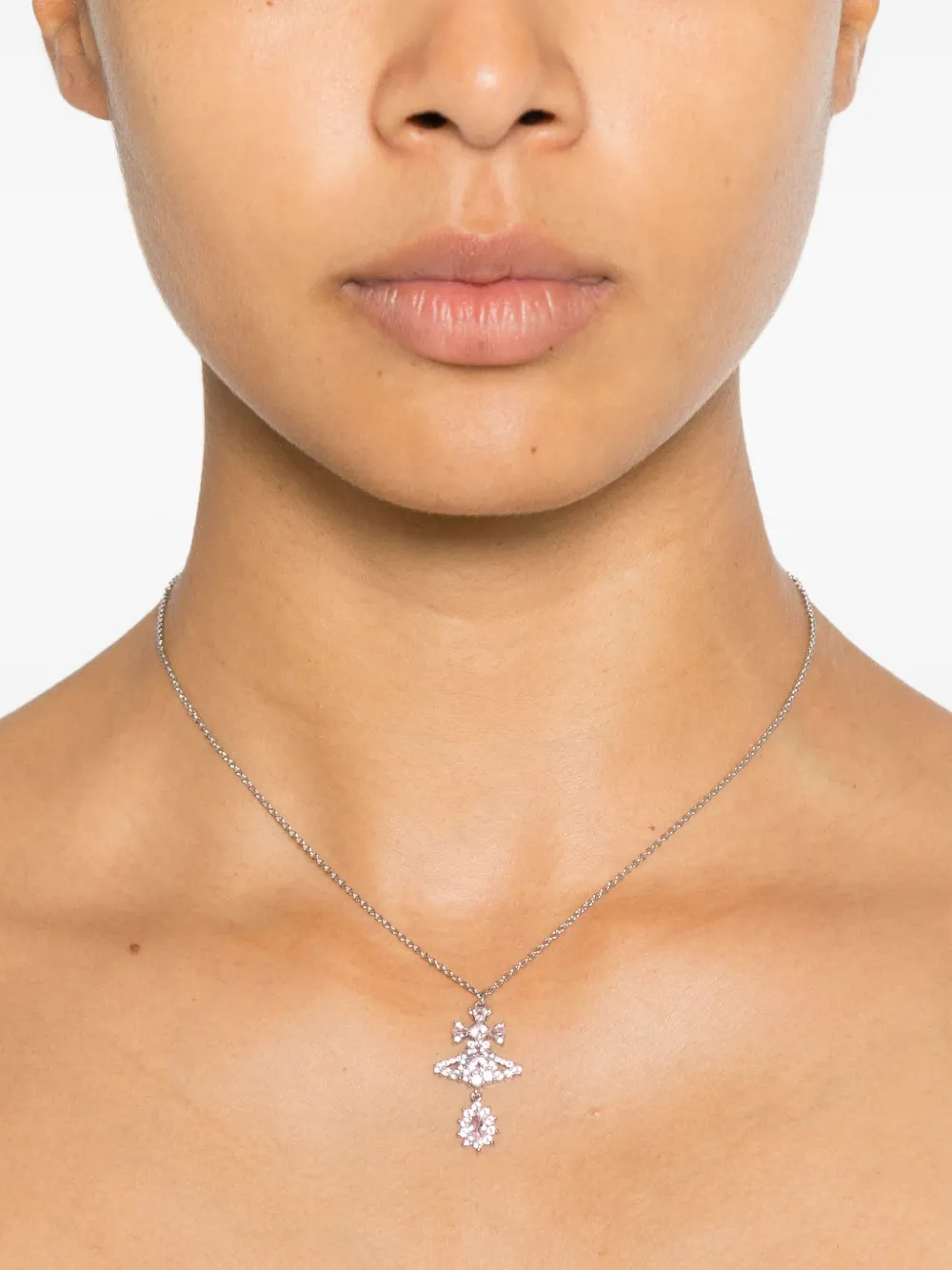 Vivienne Westwood Masha halsketting met hanger - Zilver