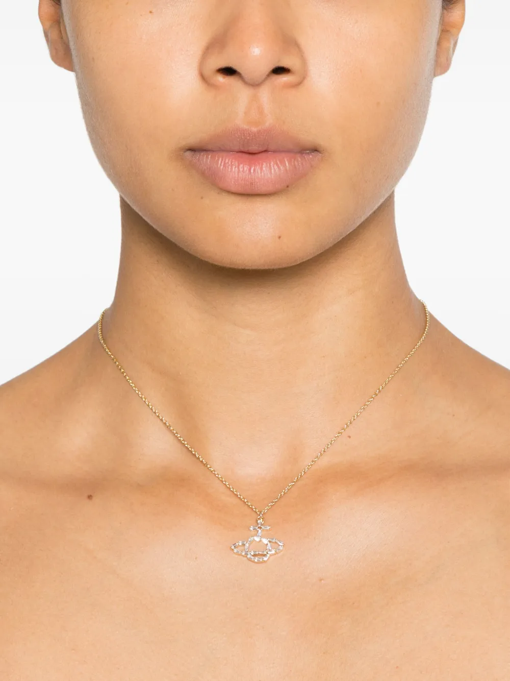 Vivienne Westwood Odette halsketting met hanger - Goud