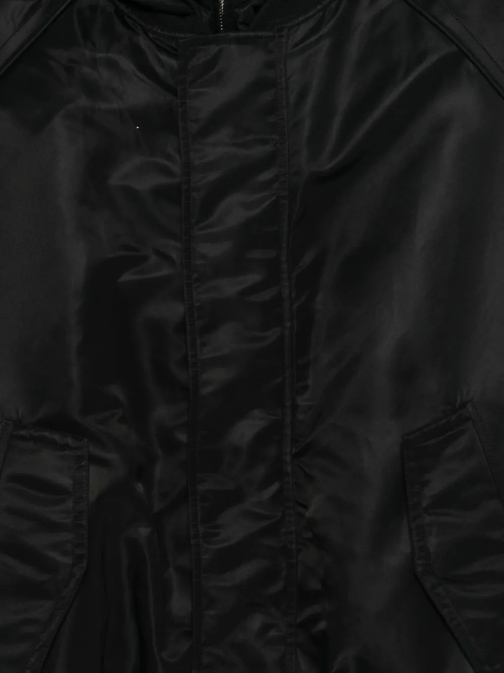 Juun.J Jack met capuchon en vlakken Zwart