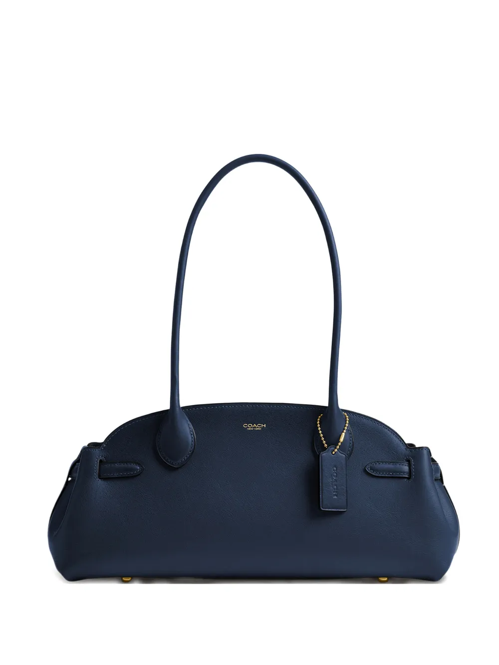 Coach Empire Carryall leather shoulder bag - Blu