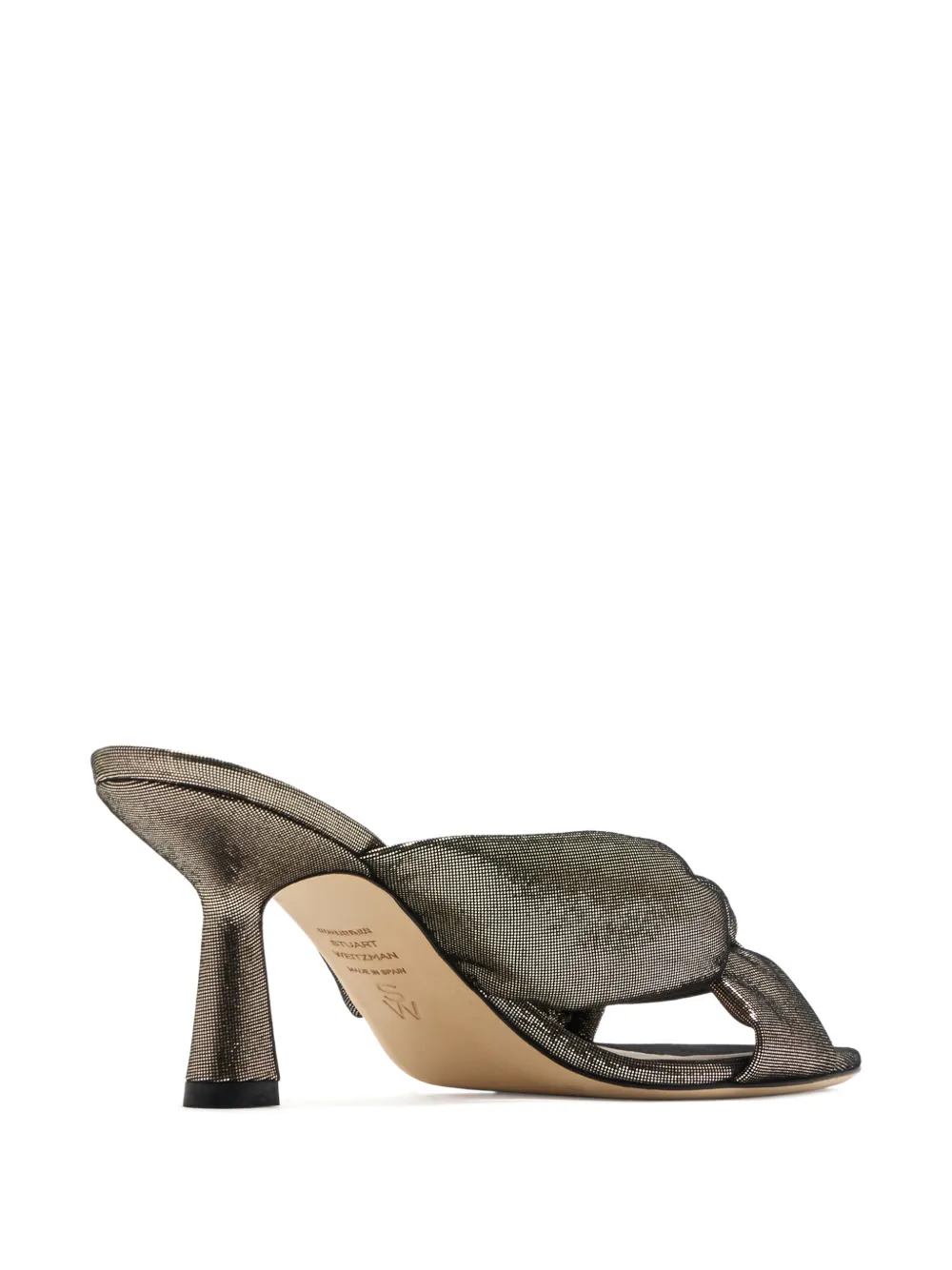 Stuart Weitzman Soplaya geknoopte sandalen Goud