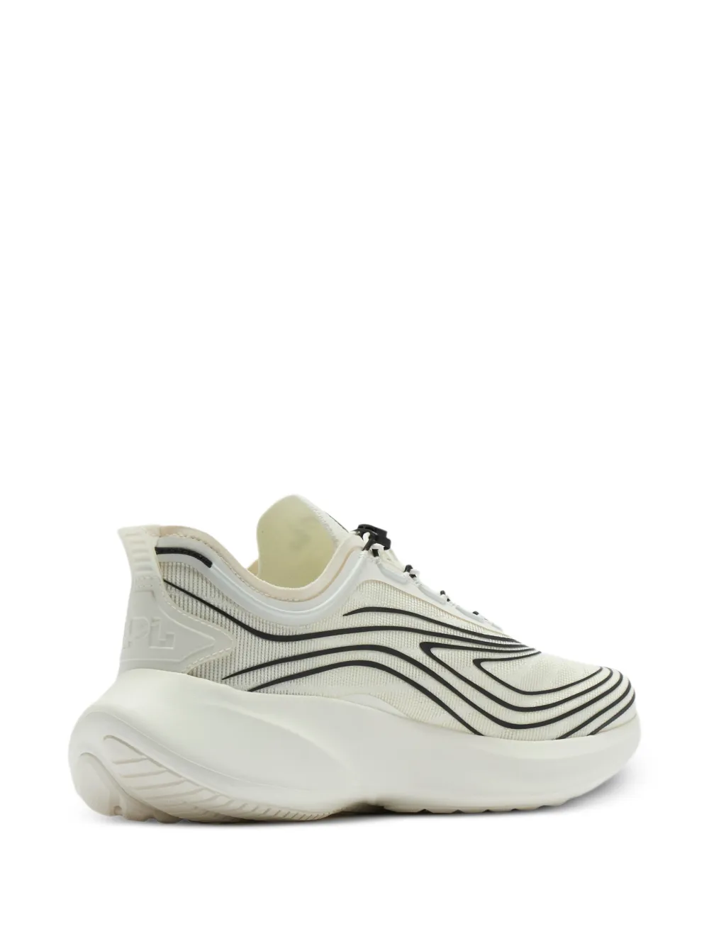 APL: ATHLETIC PROPULSION LABS wave-print mesh sneakers Beige